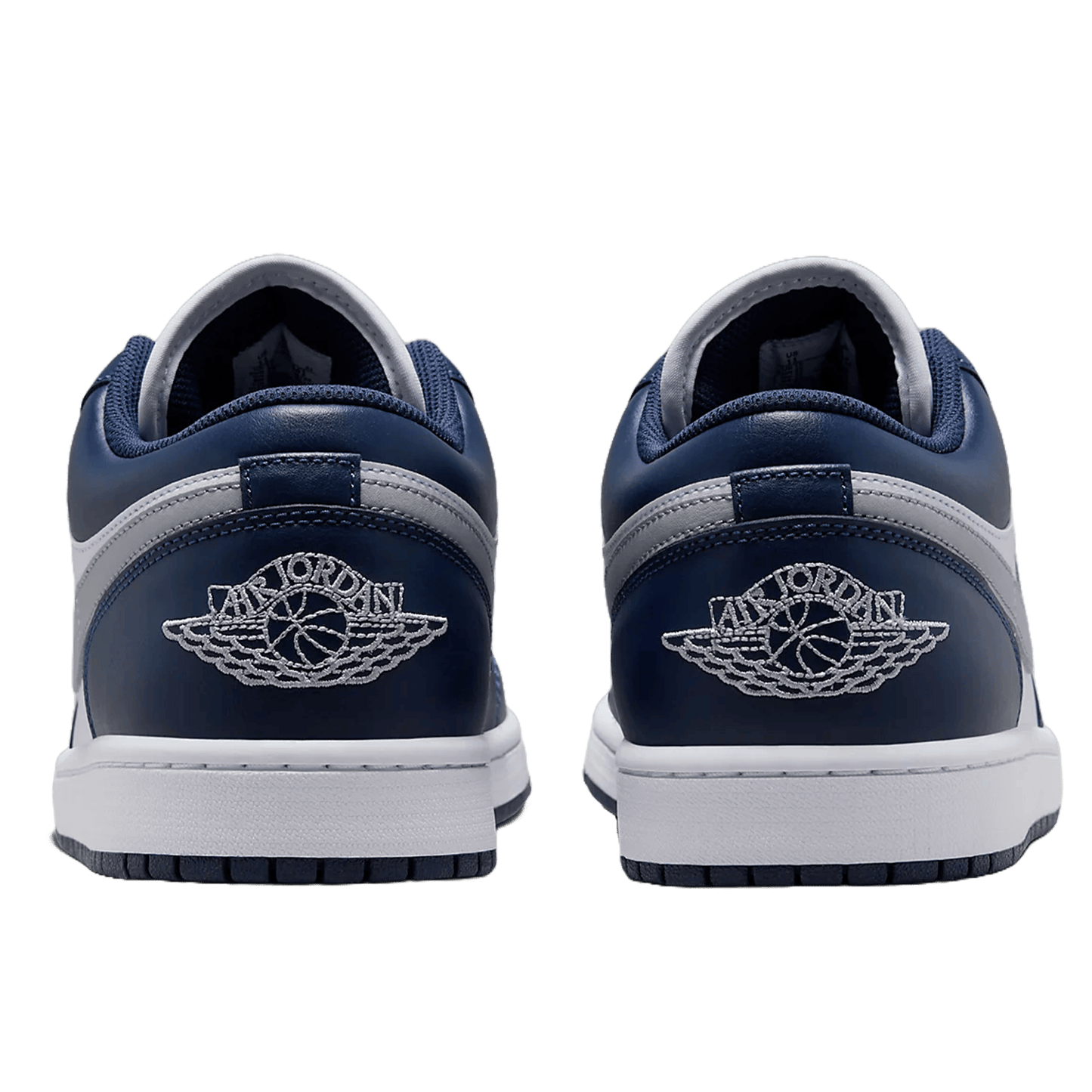 Nike Air Jordan 1 Low Wolf Grey Midnight Navy Back