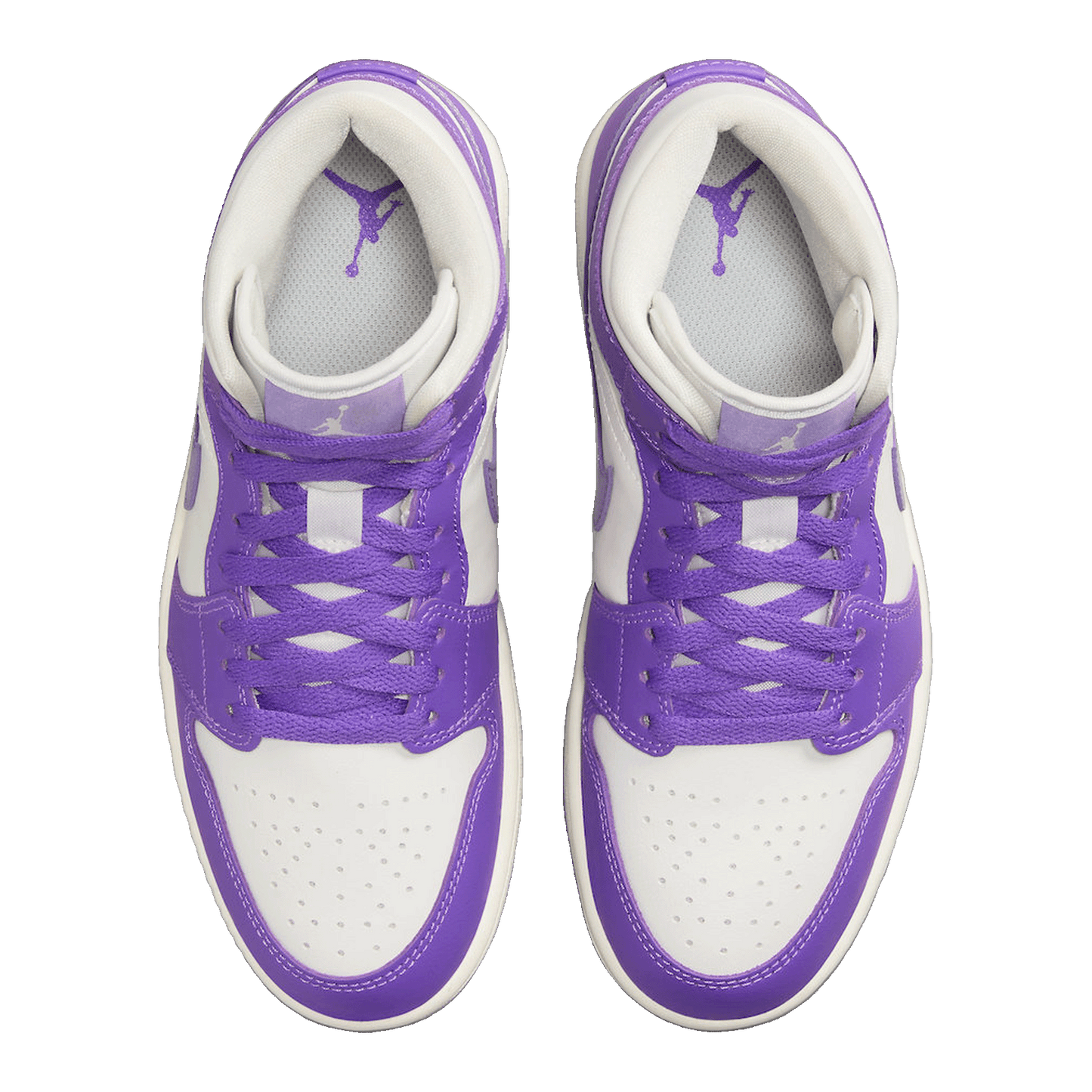 Nike Air Jordan 1 Mid Action Grape (W) Oben