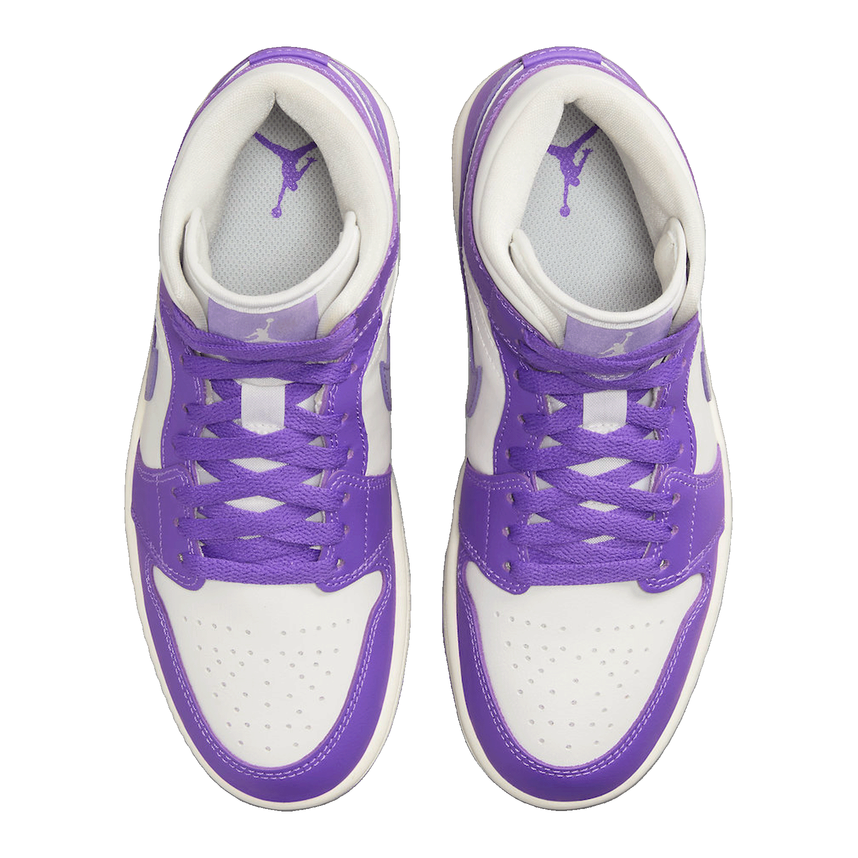 Nike Air Jordan 1 Mid Action Grape (W) Oben