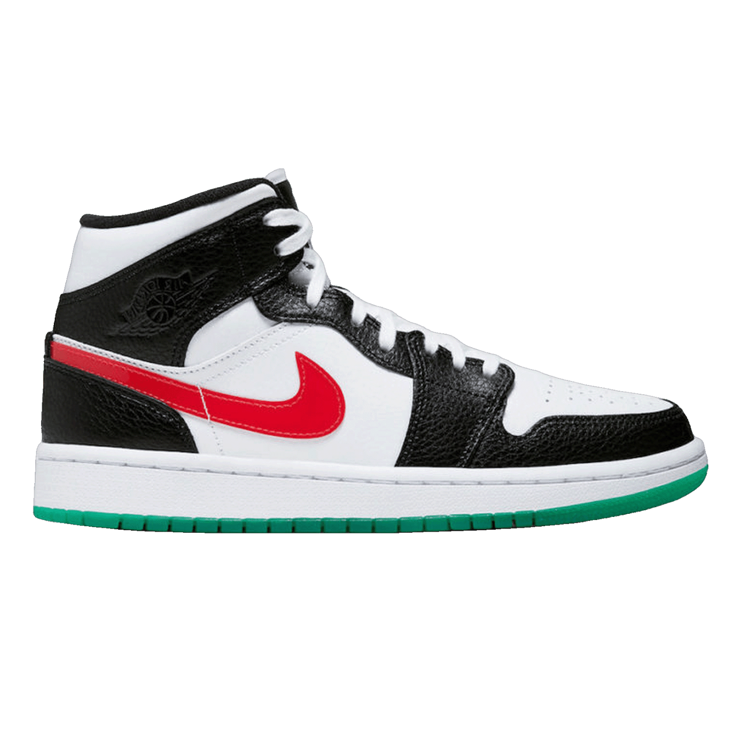 Nike Air Jordan 1 Mid Alternate Swooshes Red Yellow (W)