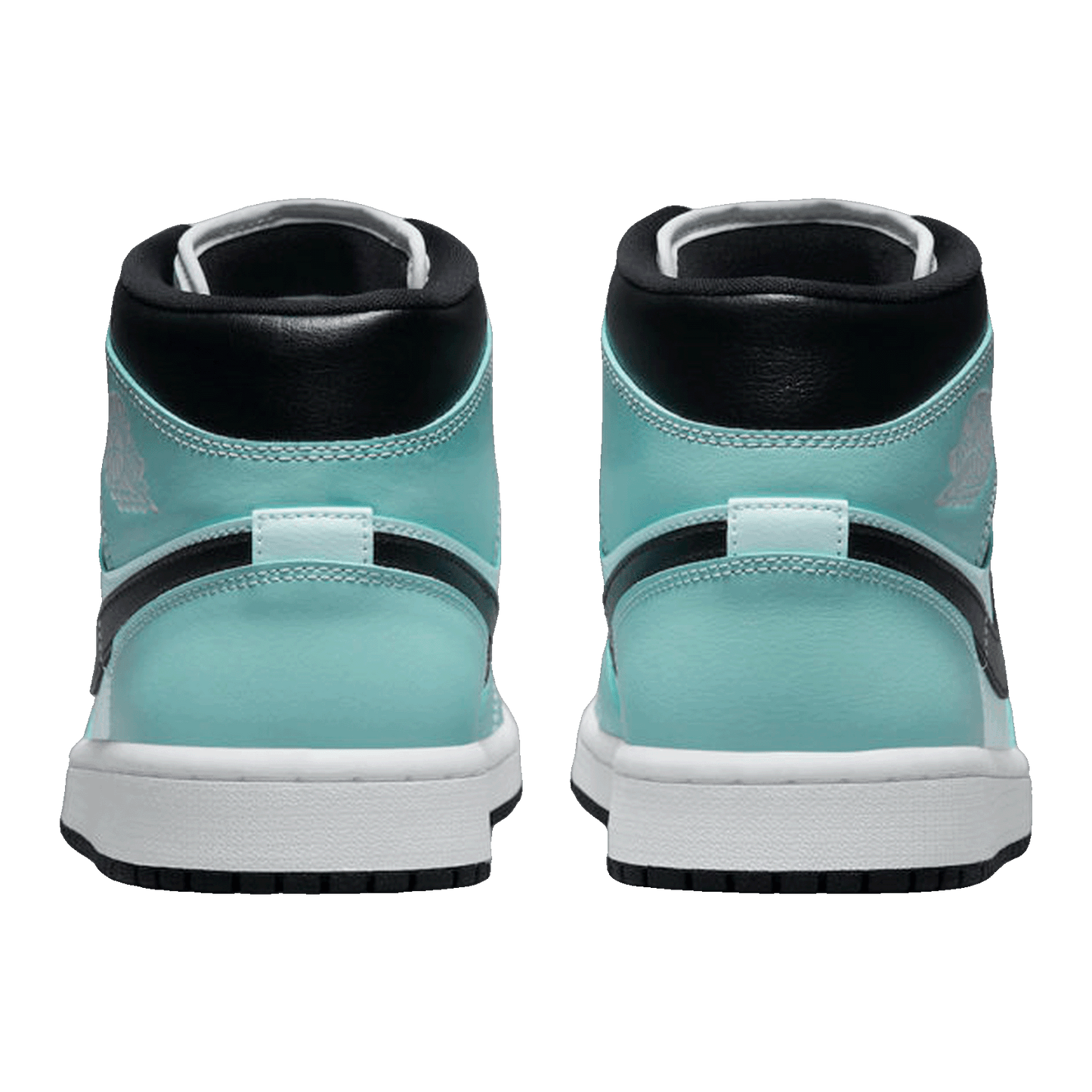 Nike Air Jordan 1 Mid Aqua Blue Tint (W) Back