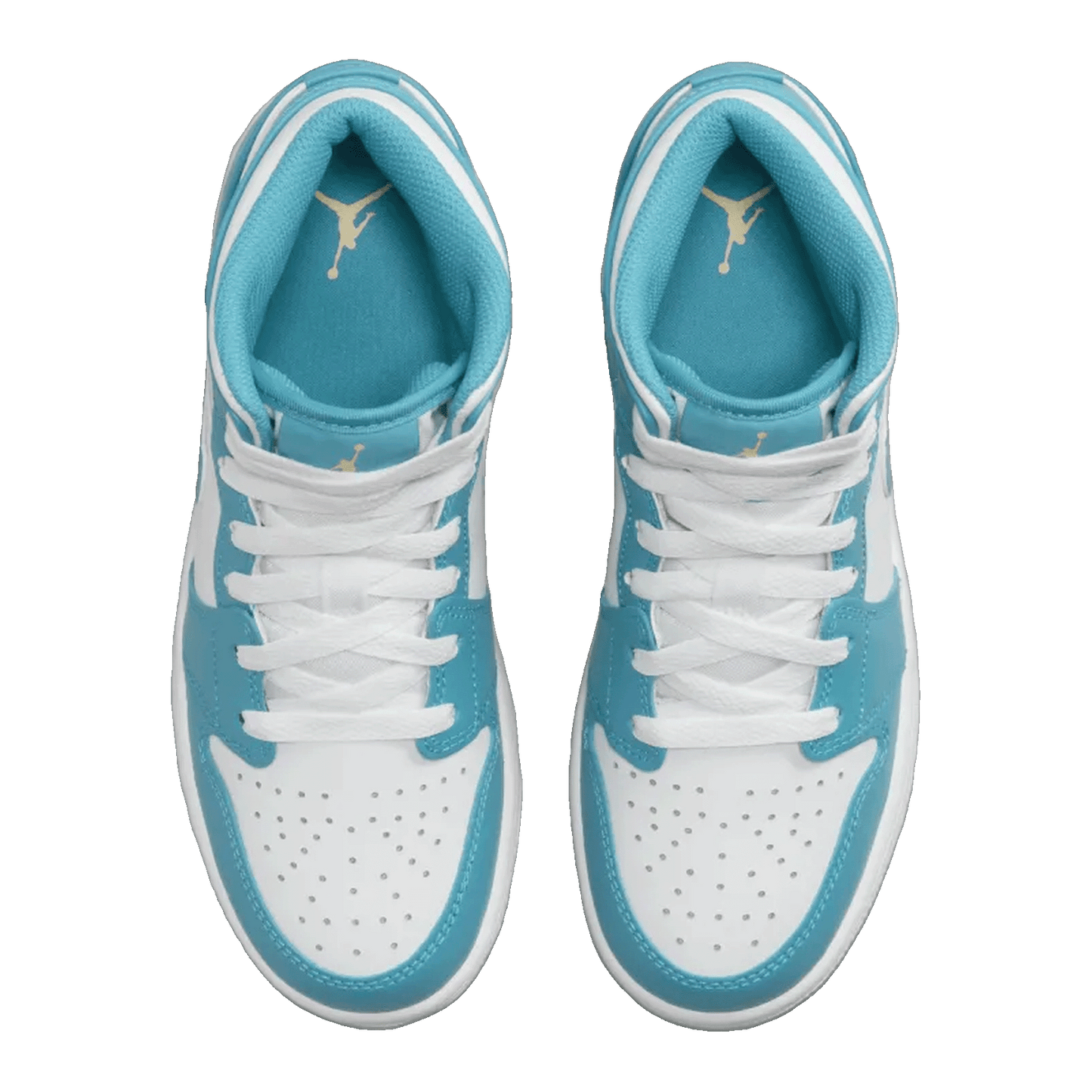 Nike Air Jordan 1 Mid Aquatone (GS) Oben