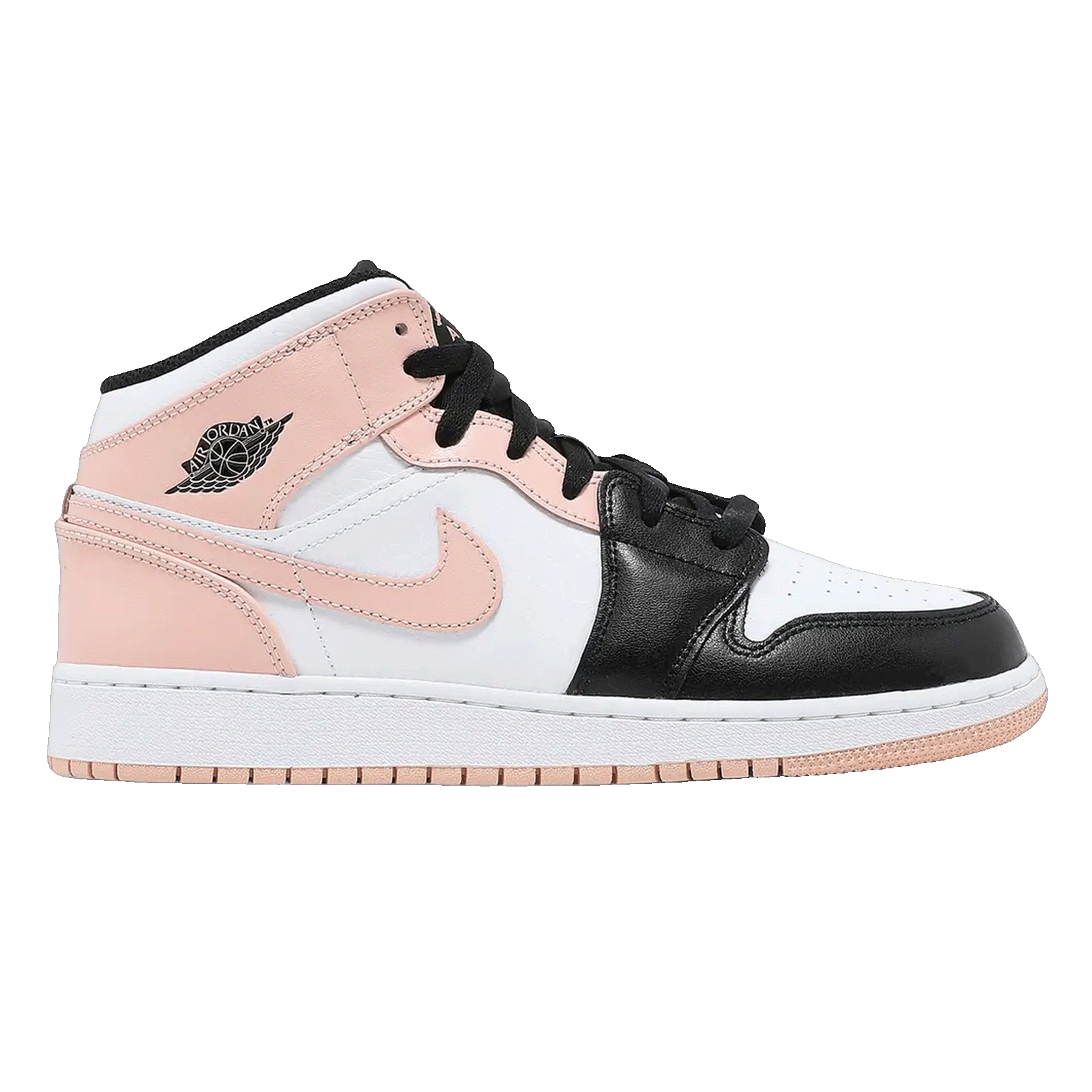 Nike Air Jordan 1 Mid Arctic Orange Black Toe (GS)