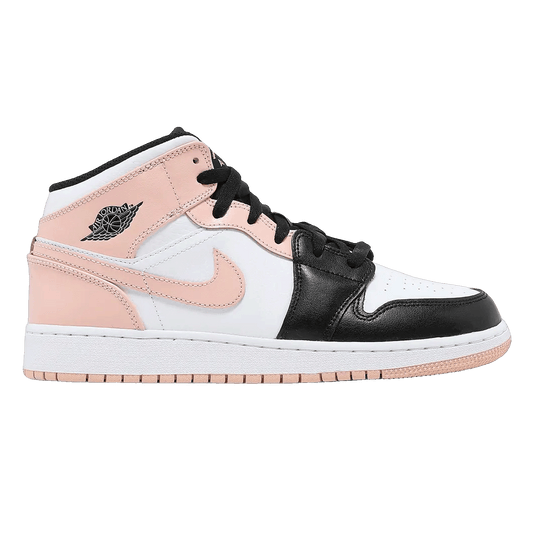 Nike Air Jordan 1 Mid Arctic Orange Black Toe (GS)