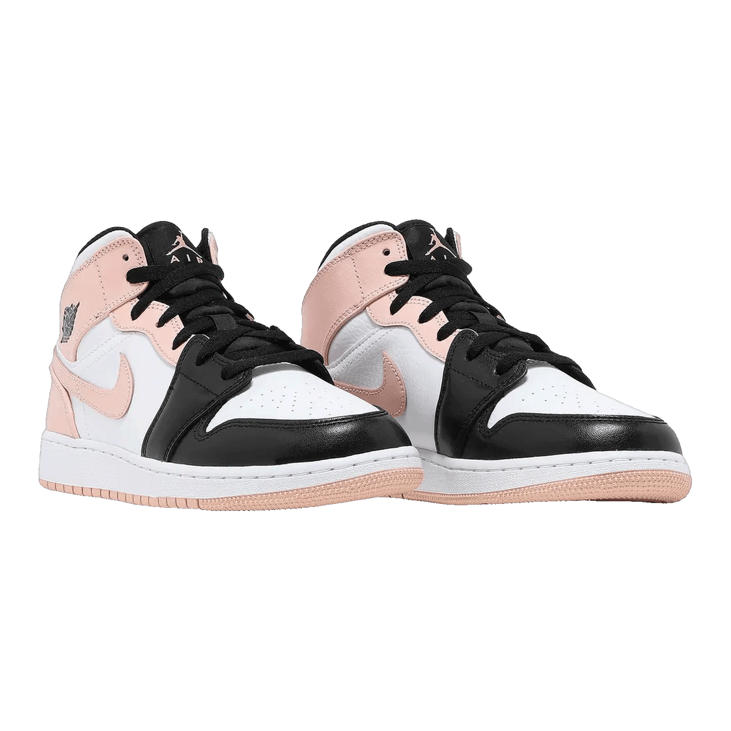 Nike Air Jordan 1 Mid Arctic Orange Black Toe (GS) Side