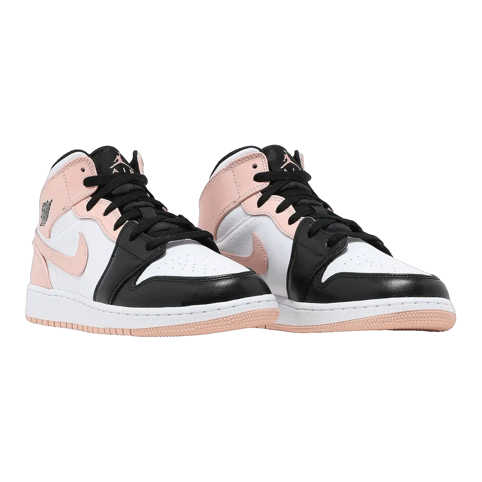 Nike Air Jordan 1 Mid Arctic Orange Black Toe (GS) Side