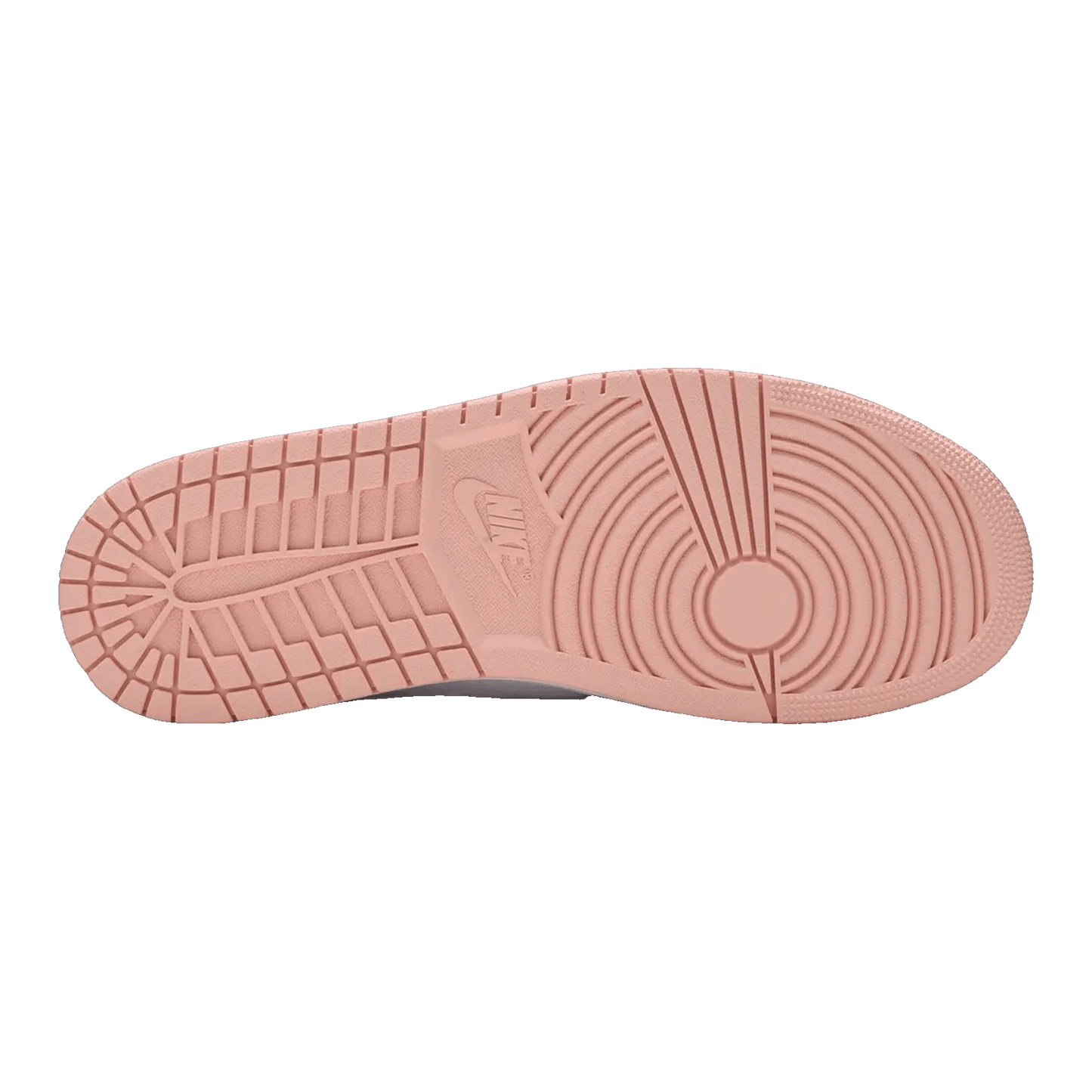 Nike Air Jordan 1 Mid Arctic Orange Black Toe Sohle