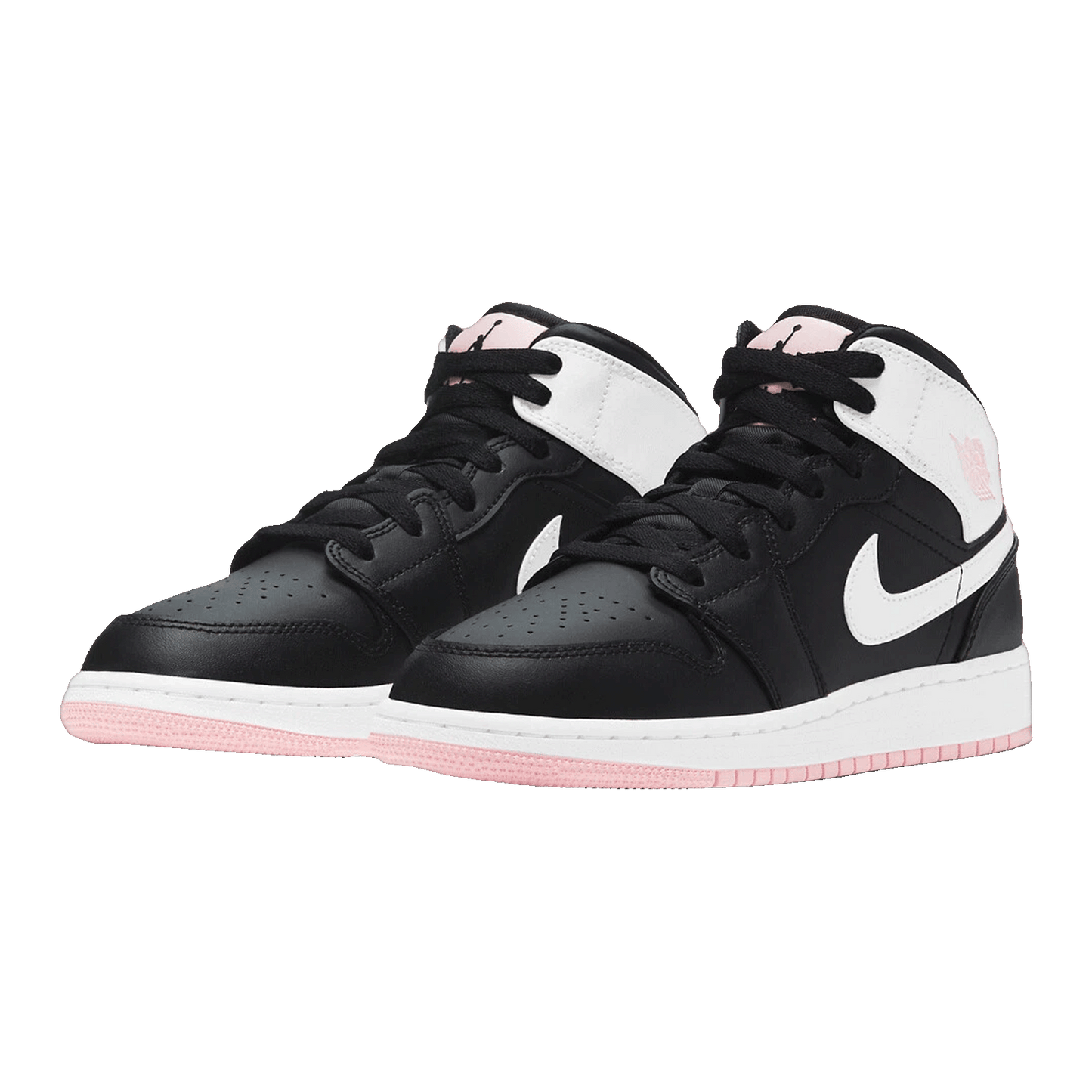 Nike Air Jordan 1 Mid Arctic Pink Black (GS) Side