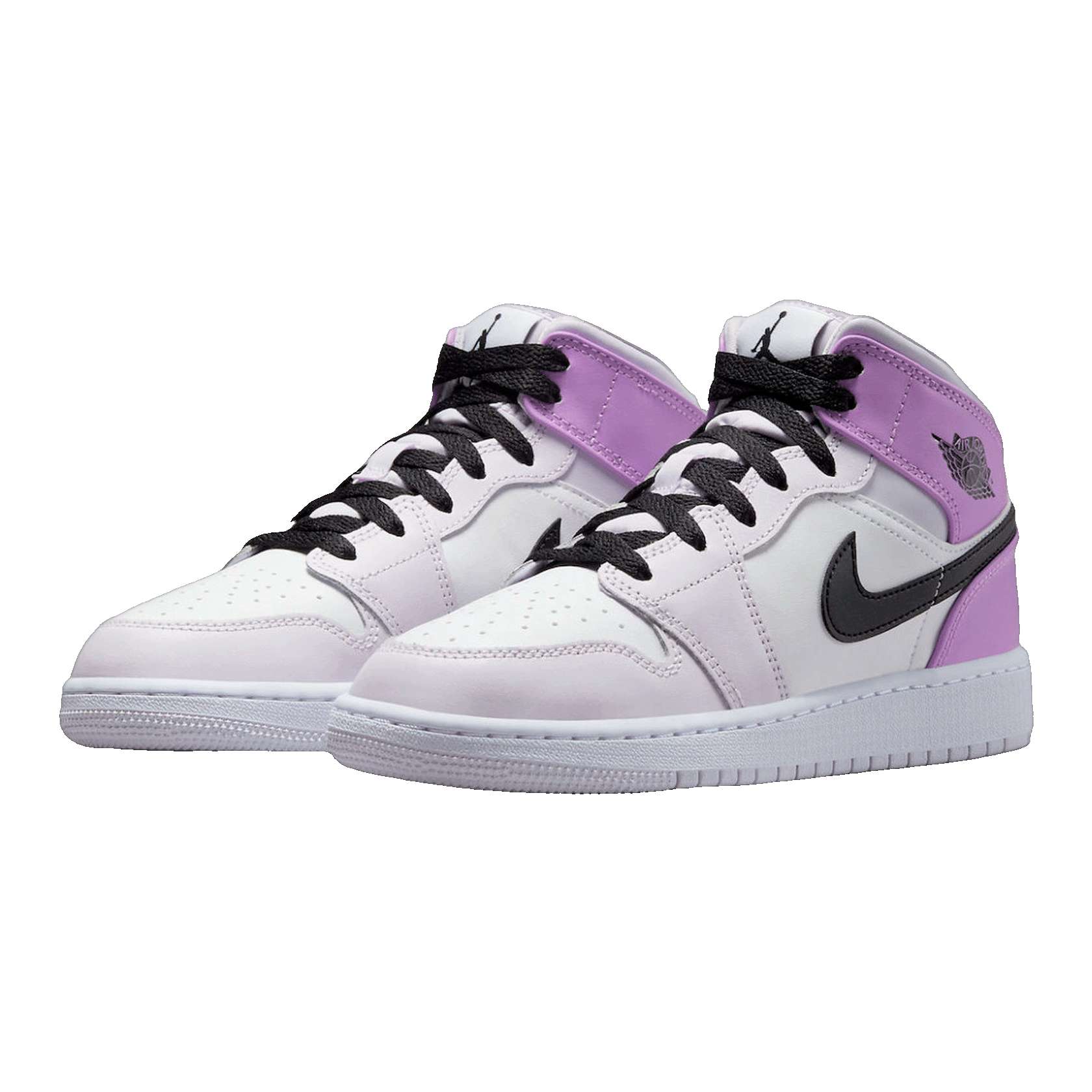 Nike Air Jordan 1 Mid Barely Grape (GS) Side