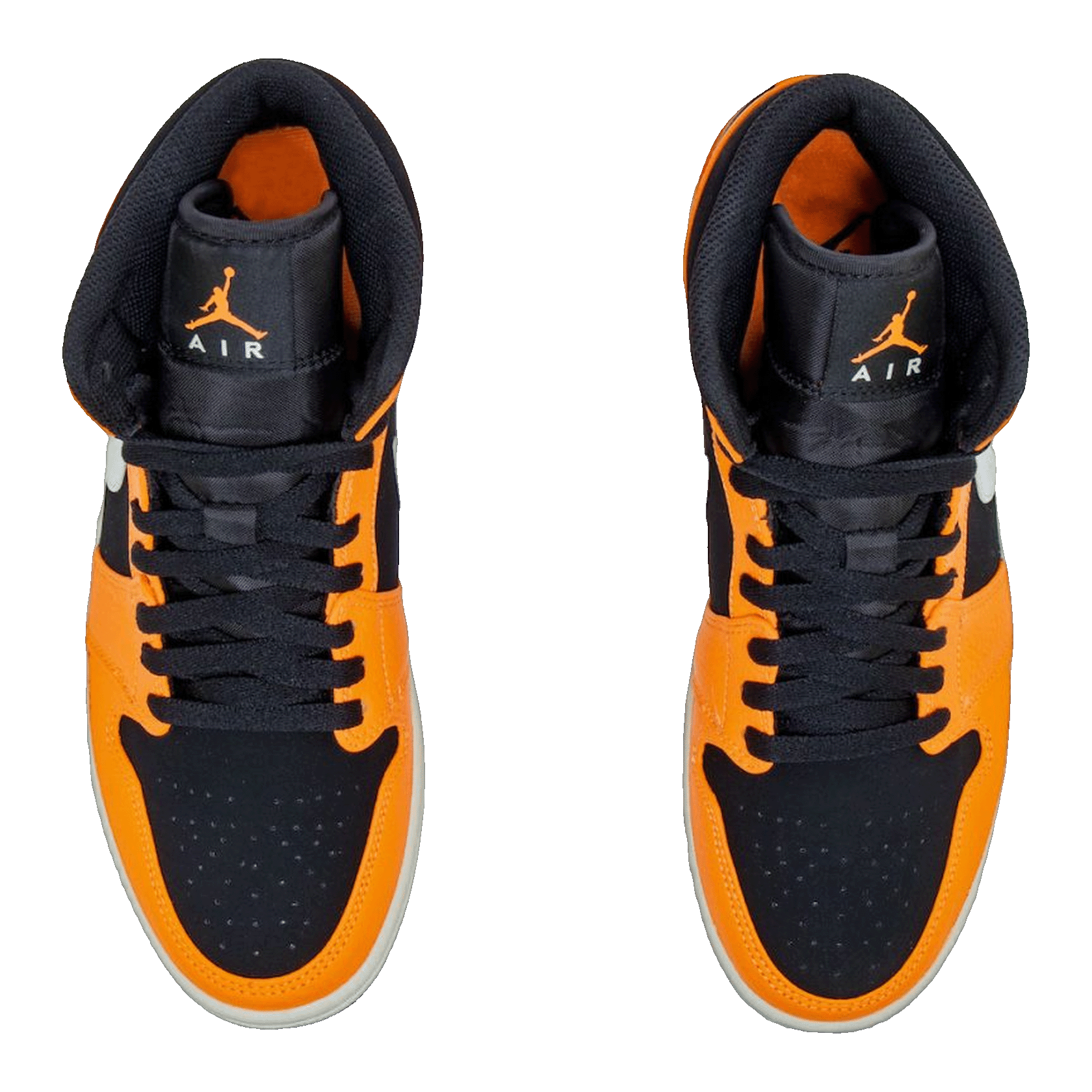 Nike Air Jordan 1 Mid Black Cone Oben