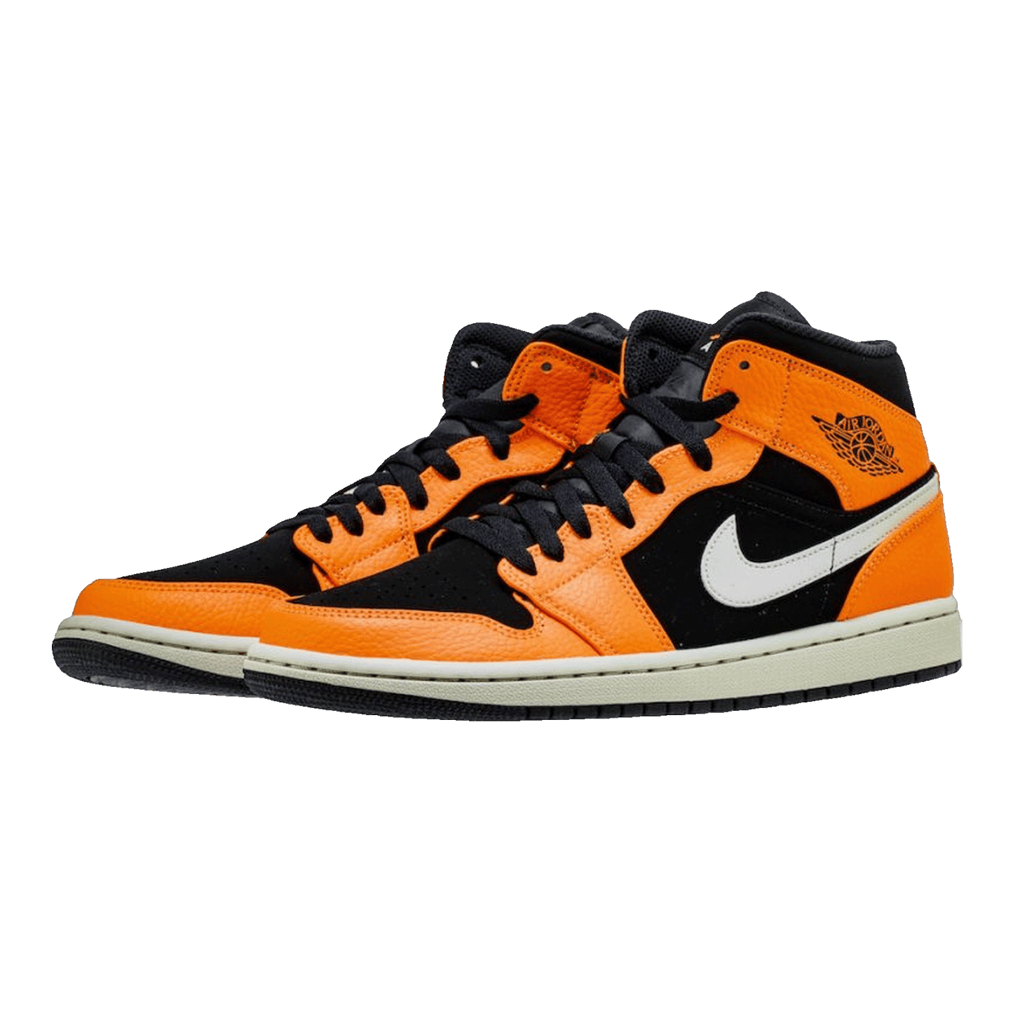 Nike Air Jordan 1 Mid Black Cone Side