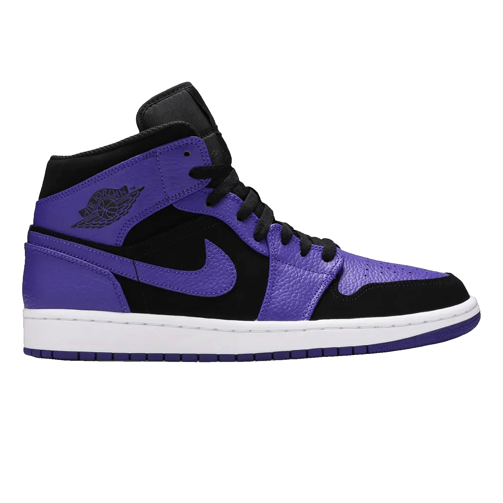 Nike Air Jordan 1 Mid Black Dark Concord