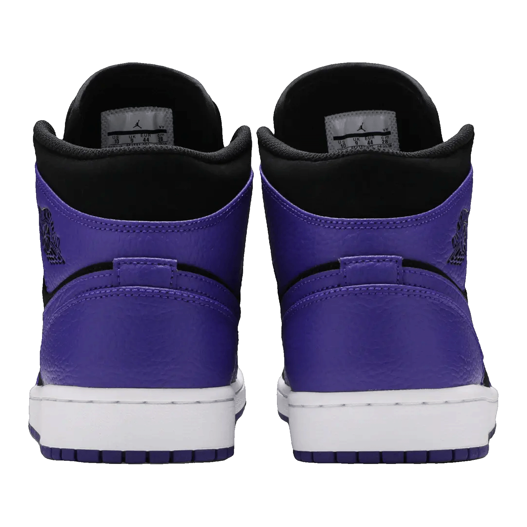 Nike Air Jordan 1 Mid Black Dark Concord Back