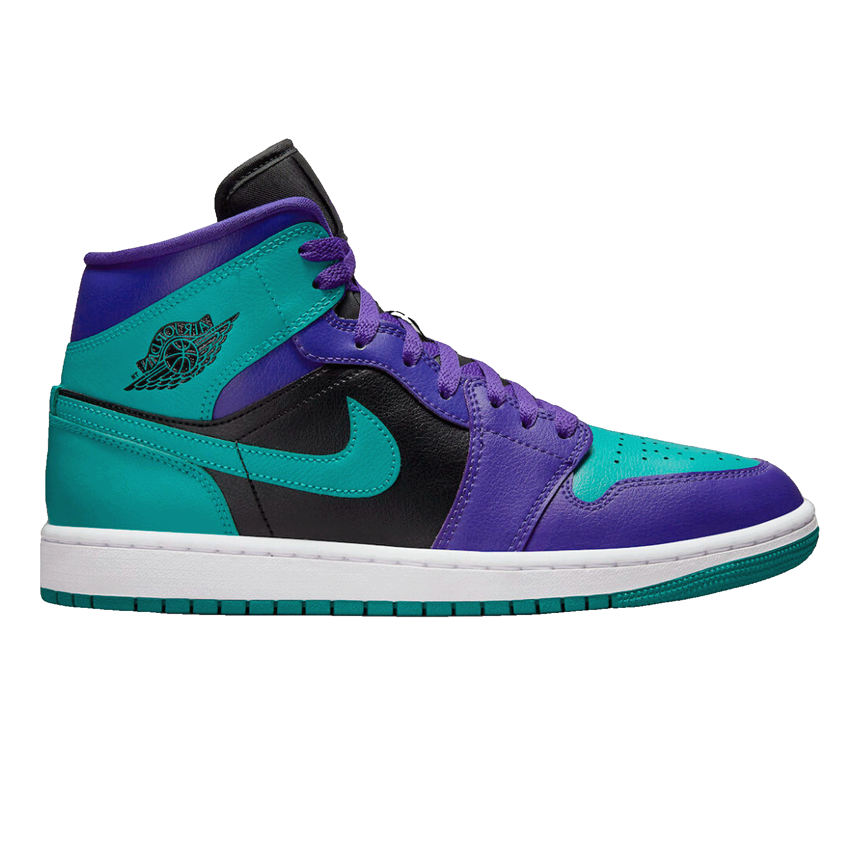Nike Air Jordan 1 Mid Black Grape (W)