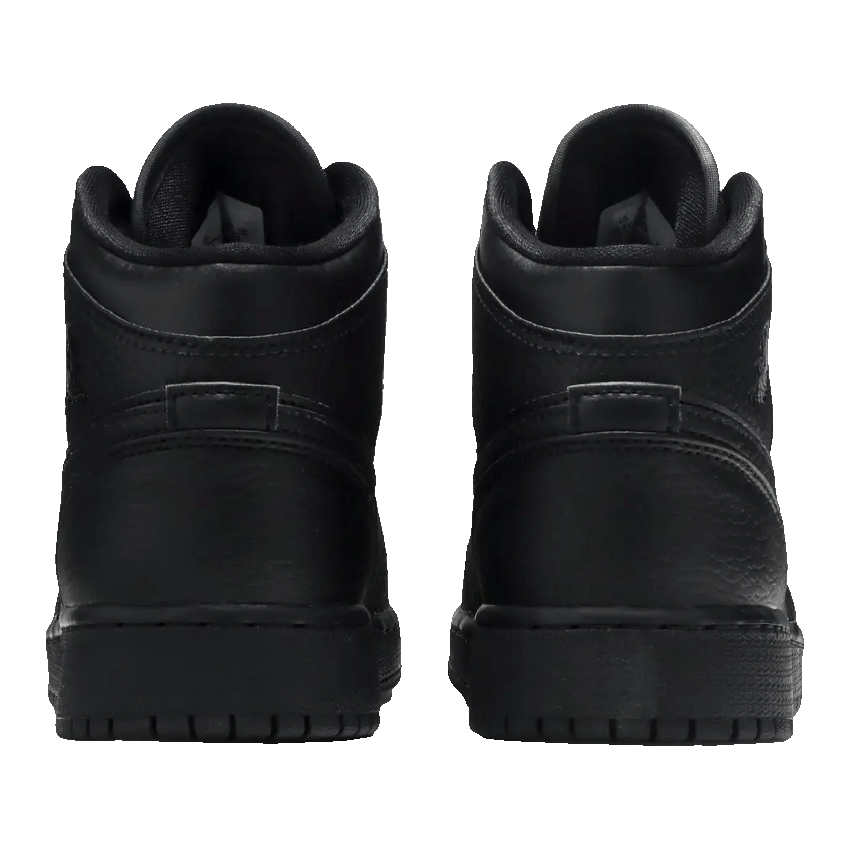 Nike Air Jordan 1 Mid Black (GS) Back