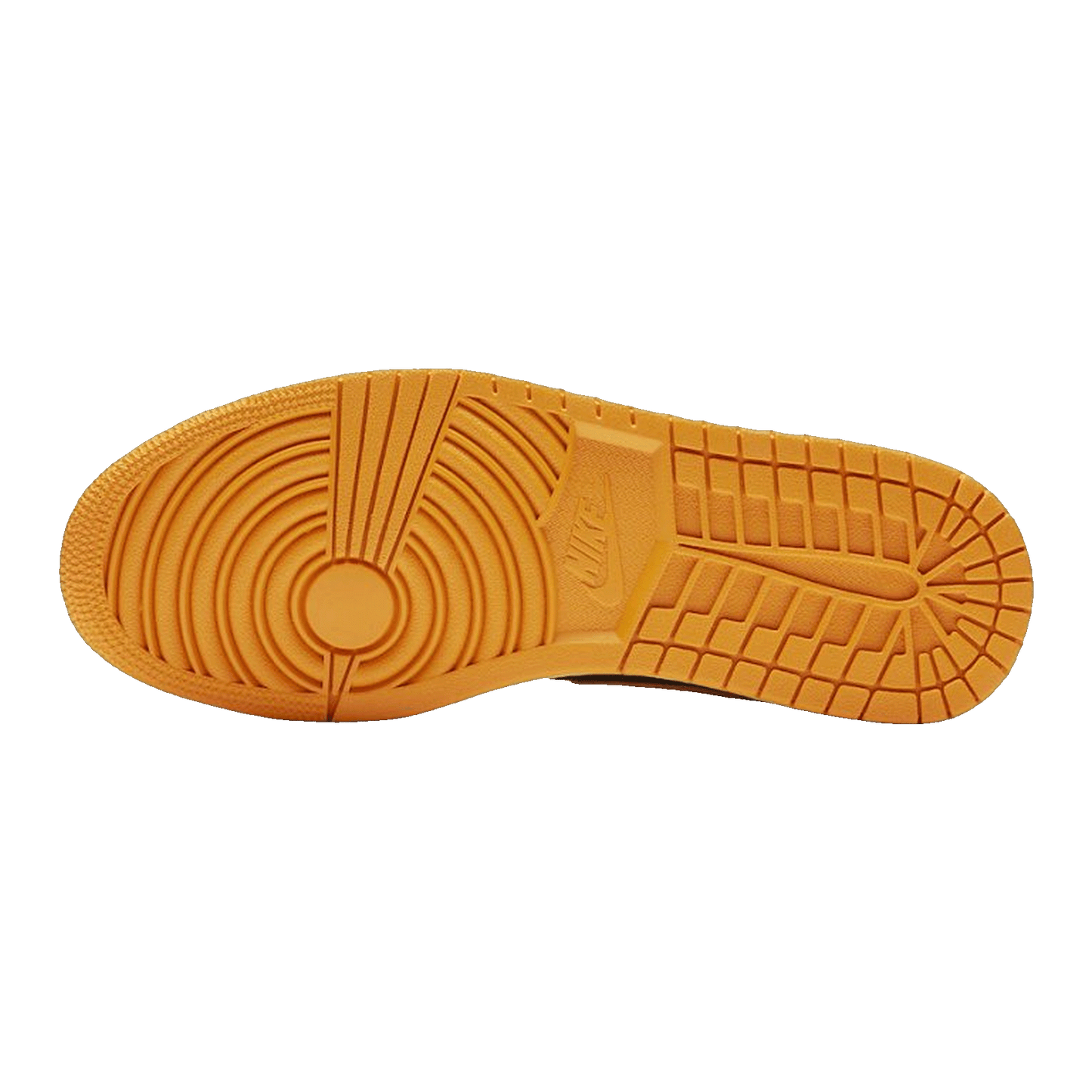 Nike Air Jordan 1 Mid Black Orange Peel Sohle