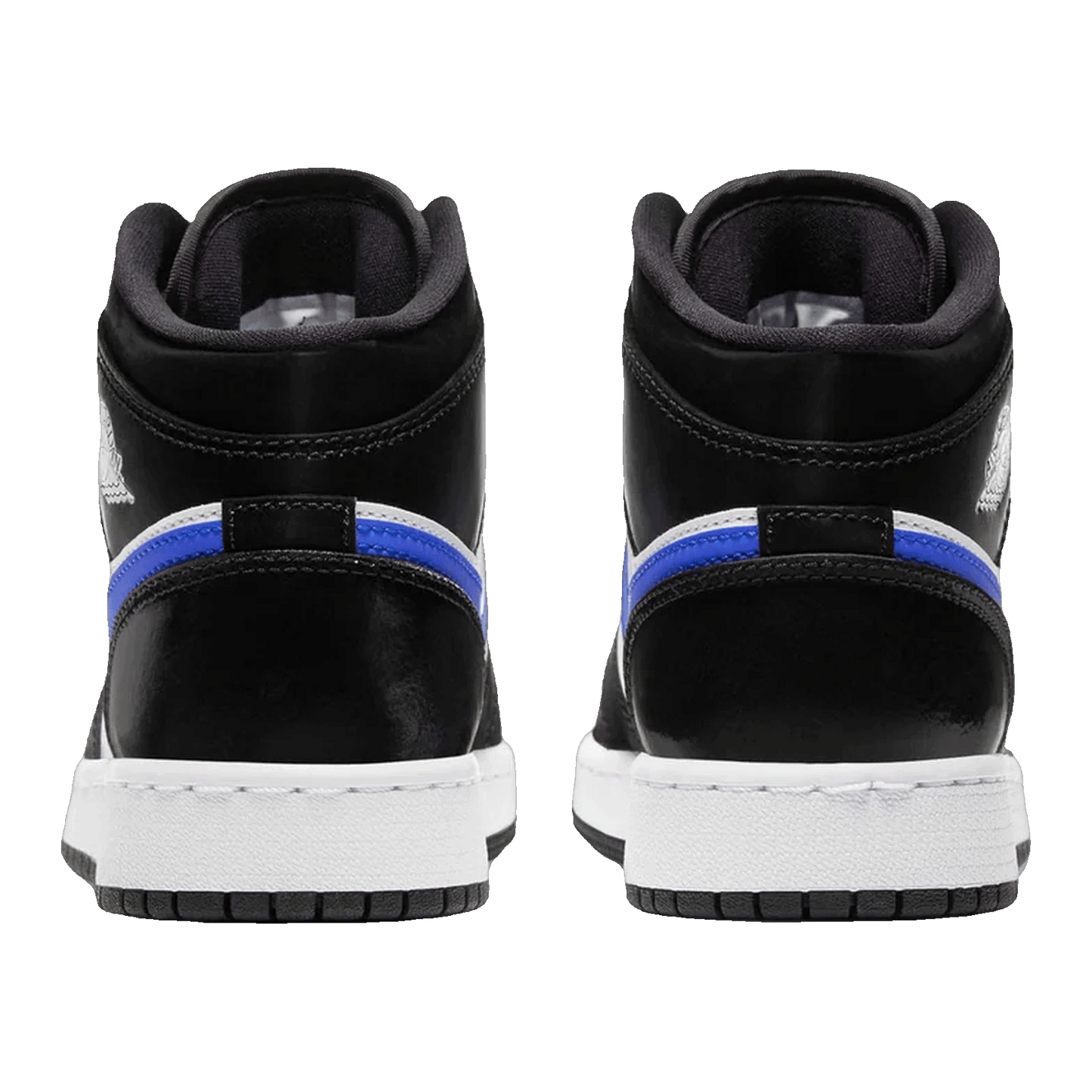 Nike Air Jordan 1 Mid Black Racer Blue White (GS) Back