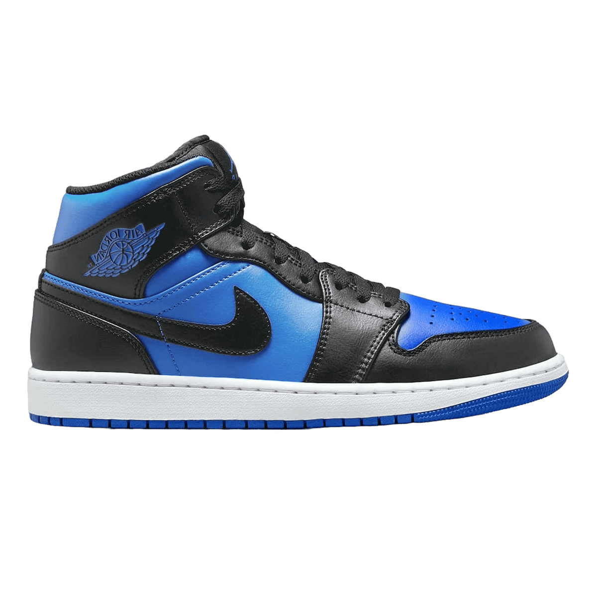 Nike Air Jordan 1 Mid Black Royal Blue DQ8426-042