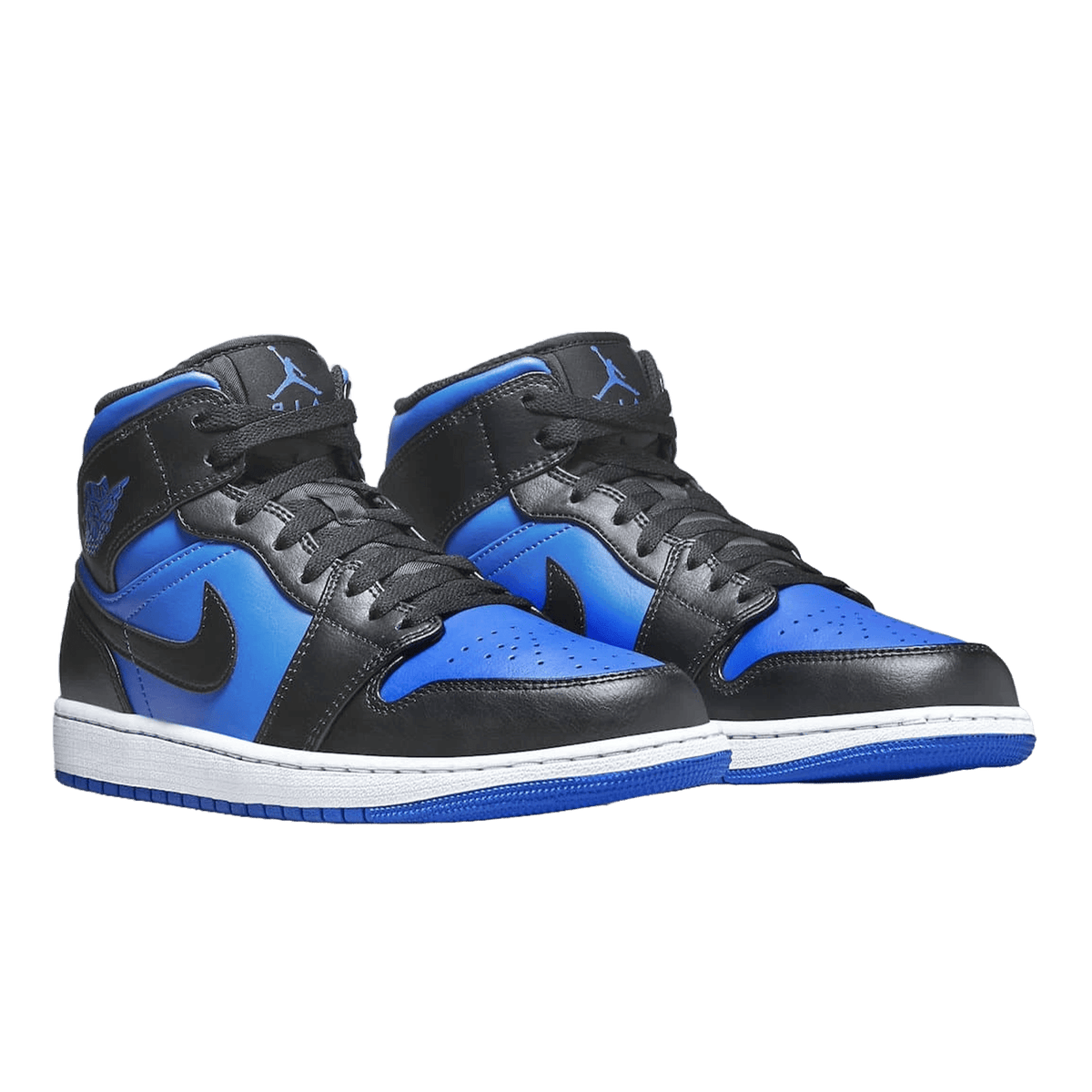 Nike Air Jordan 1 Mid Black Royal Blue DQ8426-042