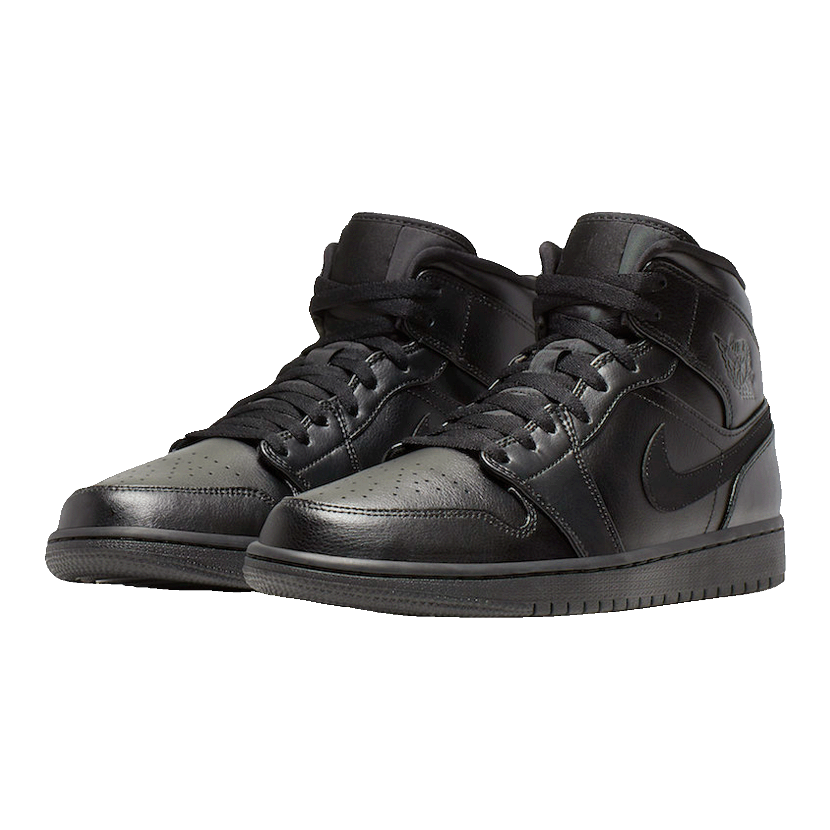 Nike Air Jordan 1 Mid Black Side