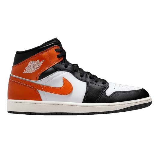 Nike Air Jordan 1 Mid Black Toe Starfish