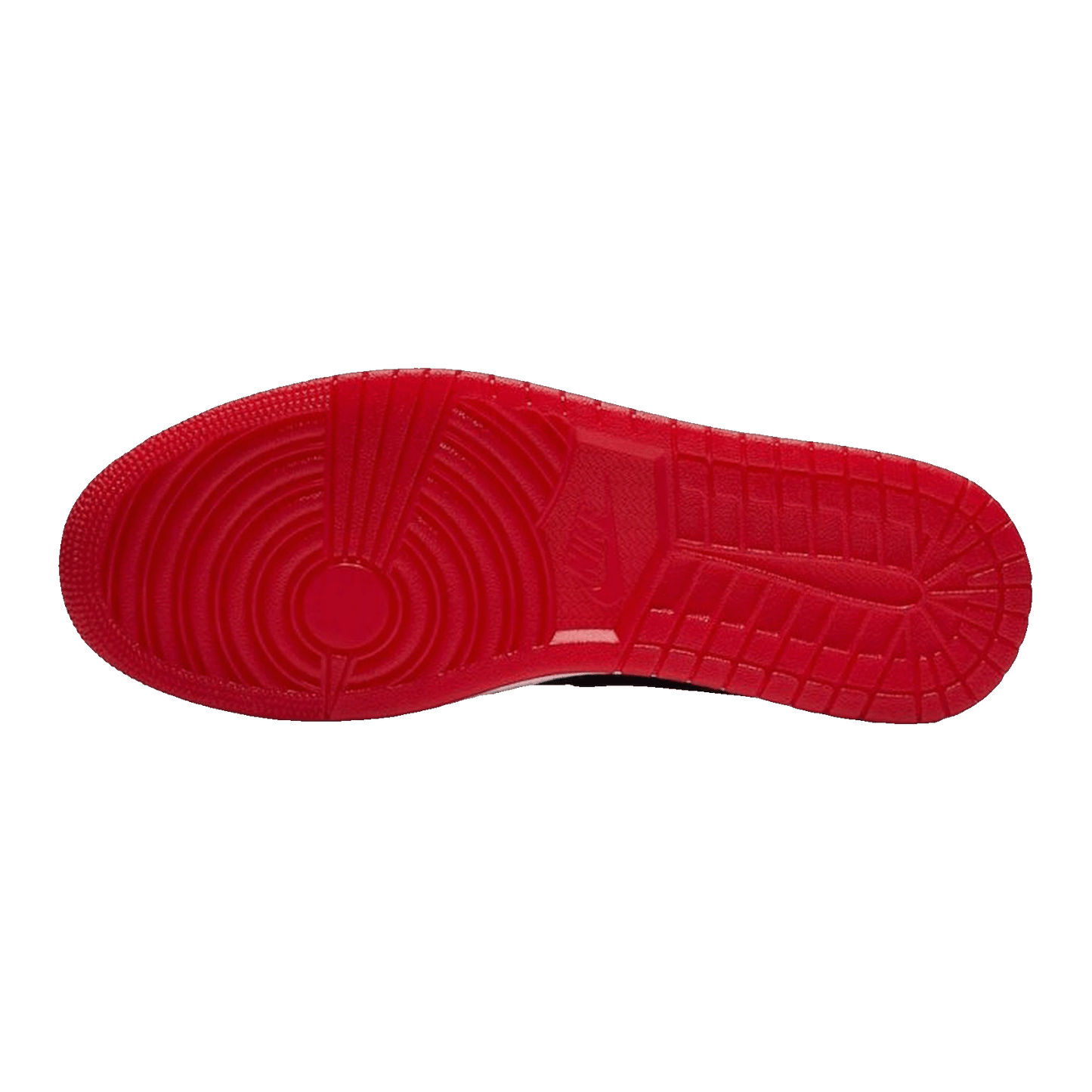 Nike Air Jordan 1 Mid Black University Red Sohle