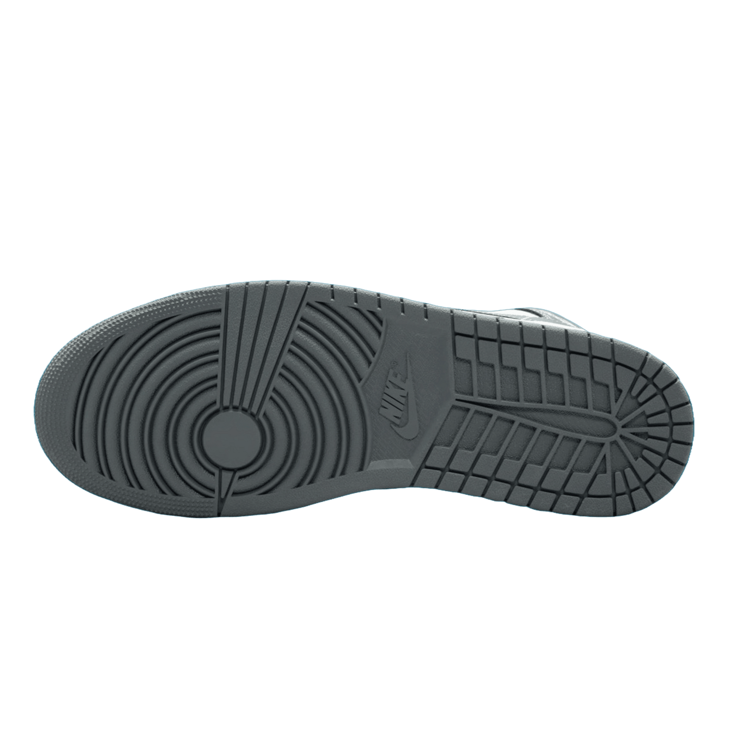 Nike Air Jordan 1 Mid Black White Iron Grey