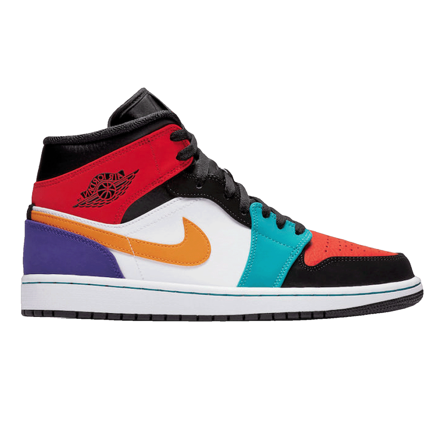 Nike Air Jordan 1 Mid Bred Multi-Color