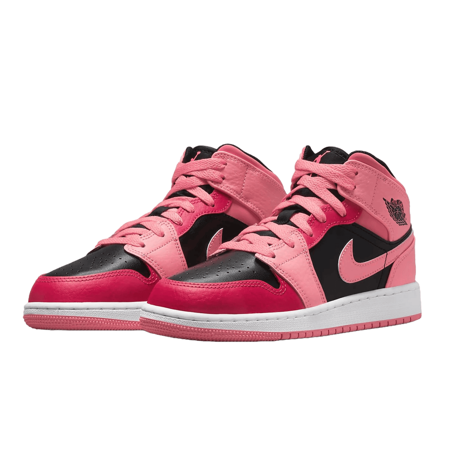 Nike Air Jordan 1 Mid Coral Chalk (GS) Side