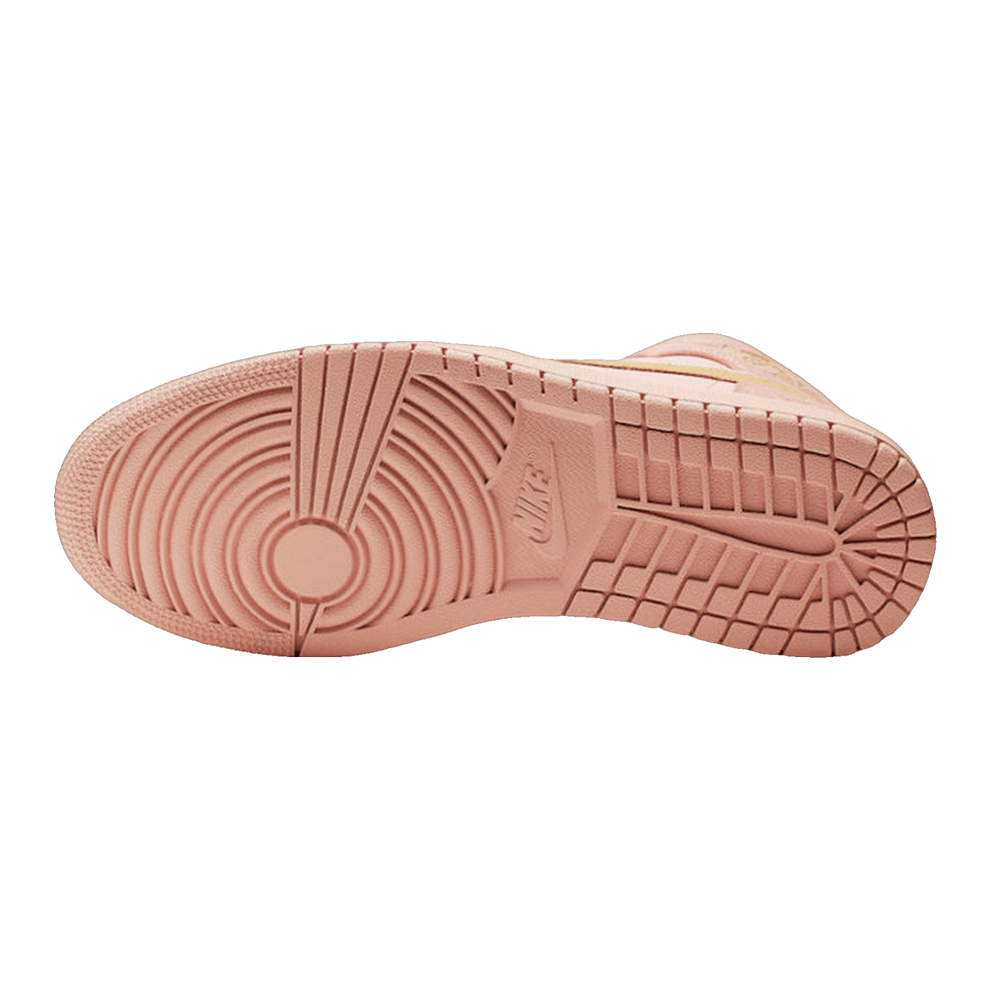 Nike Air Jordan 1 Mid Coral Gold Sohle