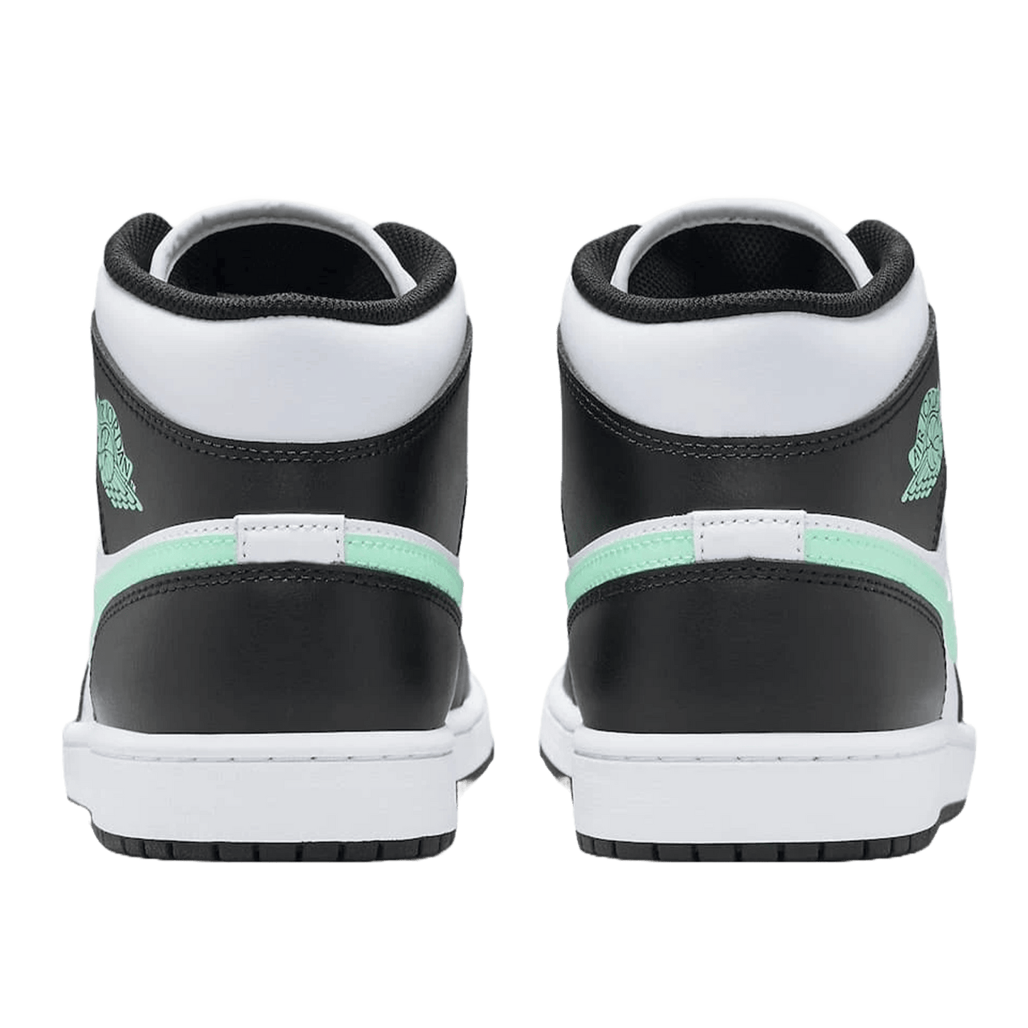 Nike Air Jordan 1 Mid Green Glow Back