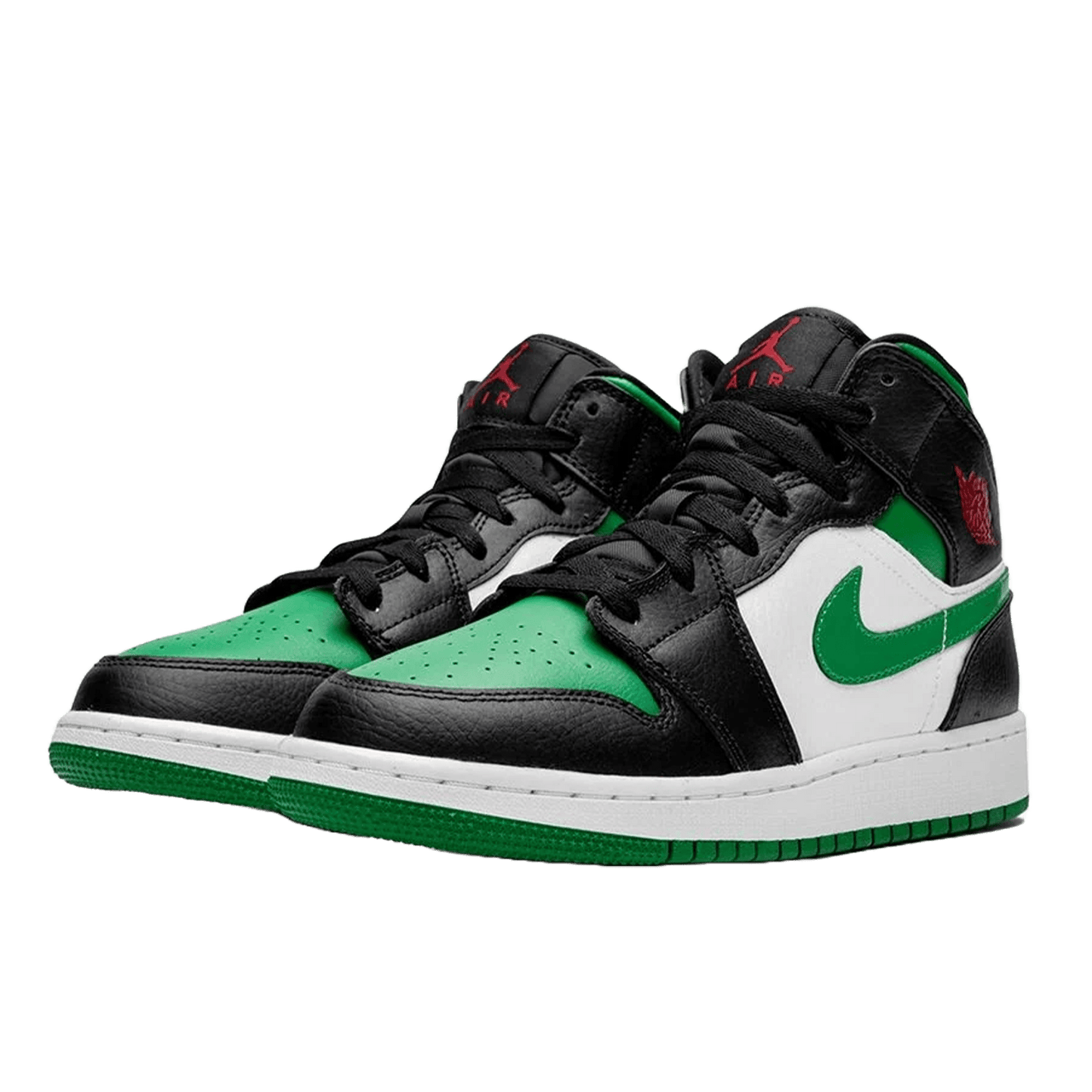 Nike Air Jordan 1 Mid Green Toe (GS) Side