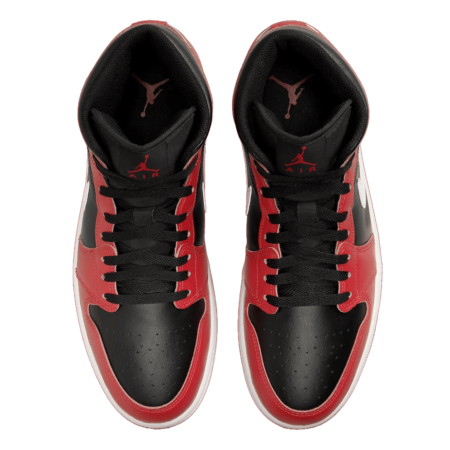 Nike Air Jordan 1 Mid Gym Red Black White (2024) Oben