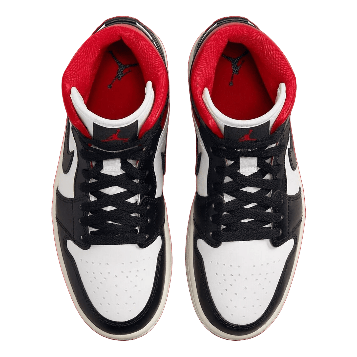 Nike Air Jordan 1 Mid Gym Red Panda (W) Oben