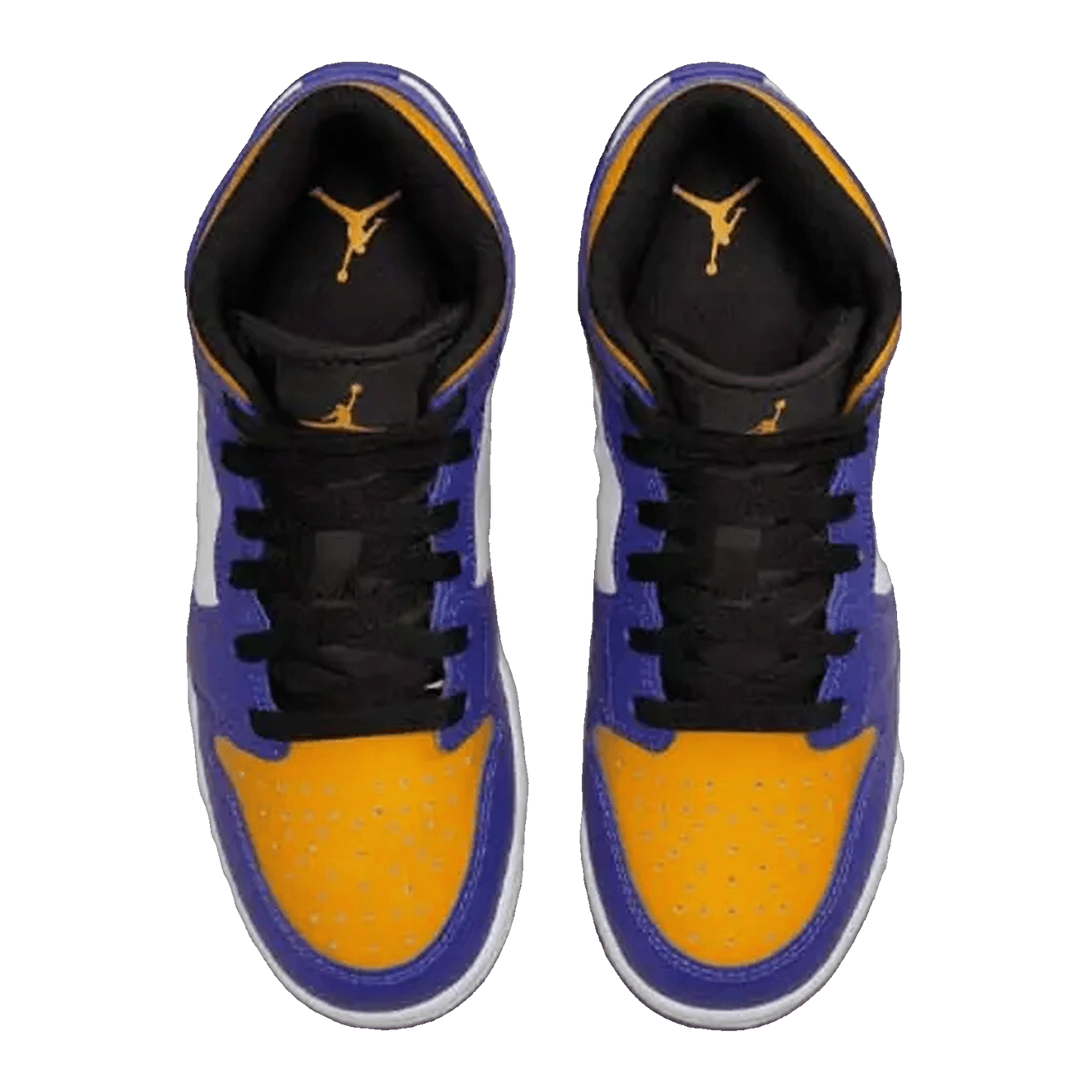 Nike Air Jordan 1 Mid Lakers (2022) (GS) Oben