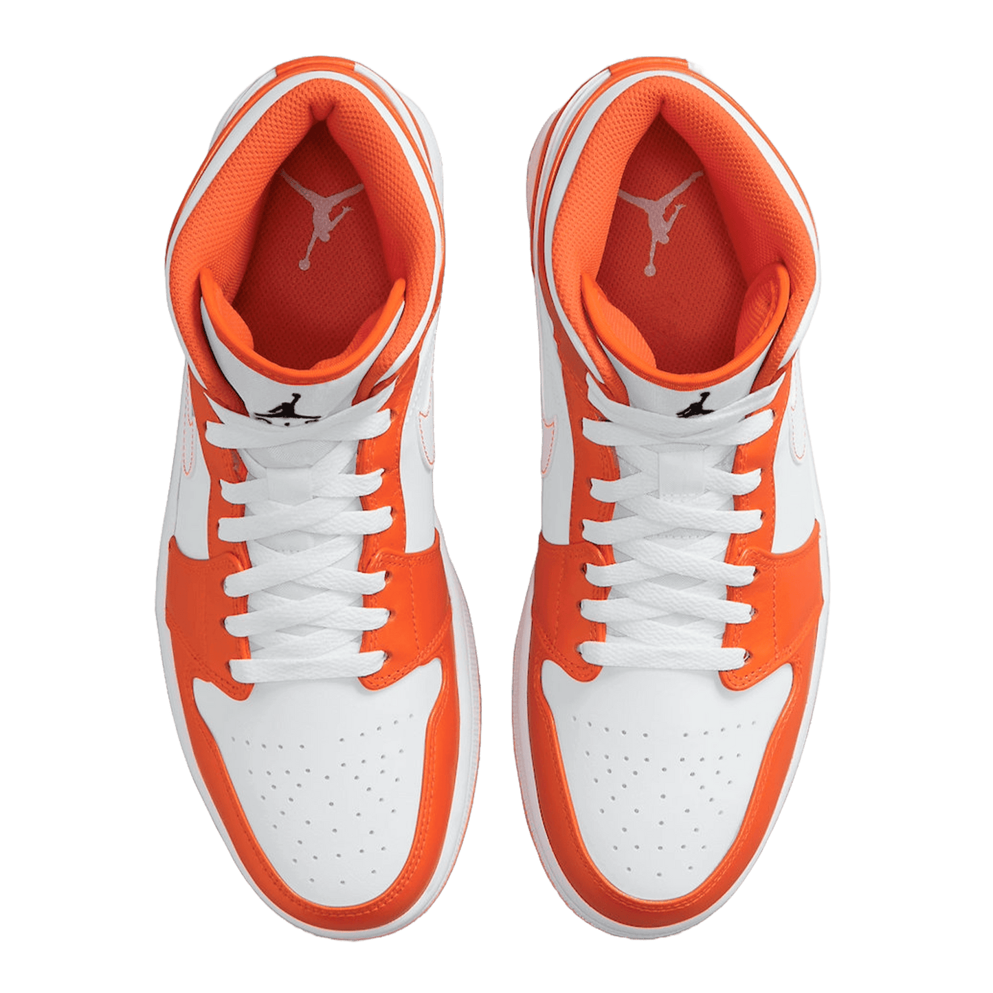 Nike Air Jordan 1 Mid Metallic Orange Oben