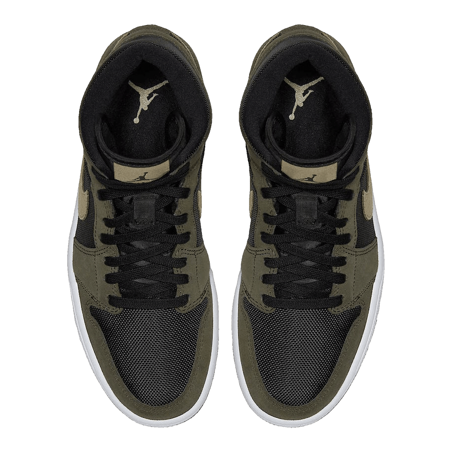 Nike Air Jordan 1 Mid Military Drab (W) Oben