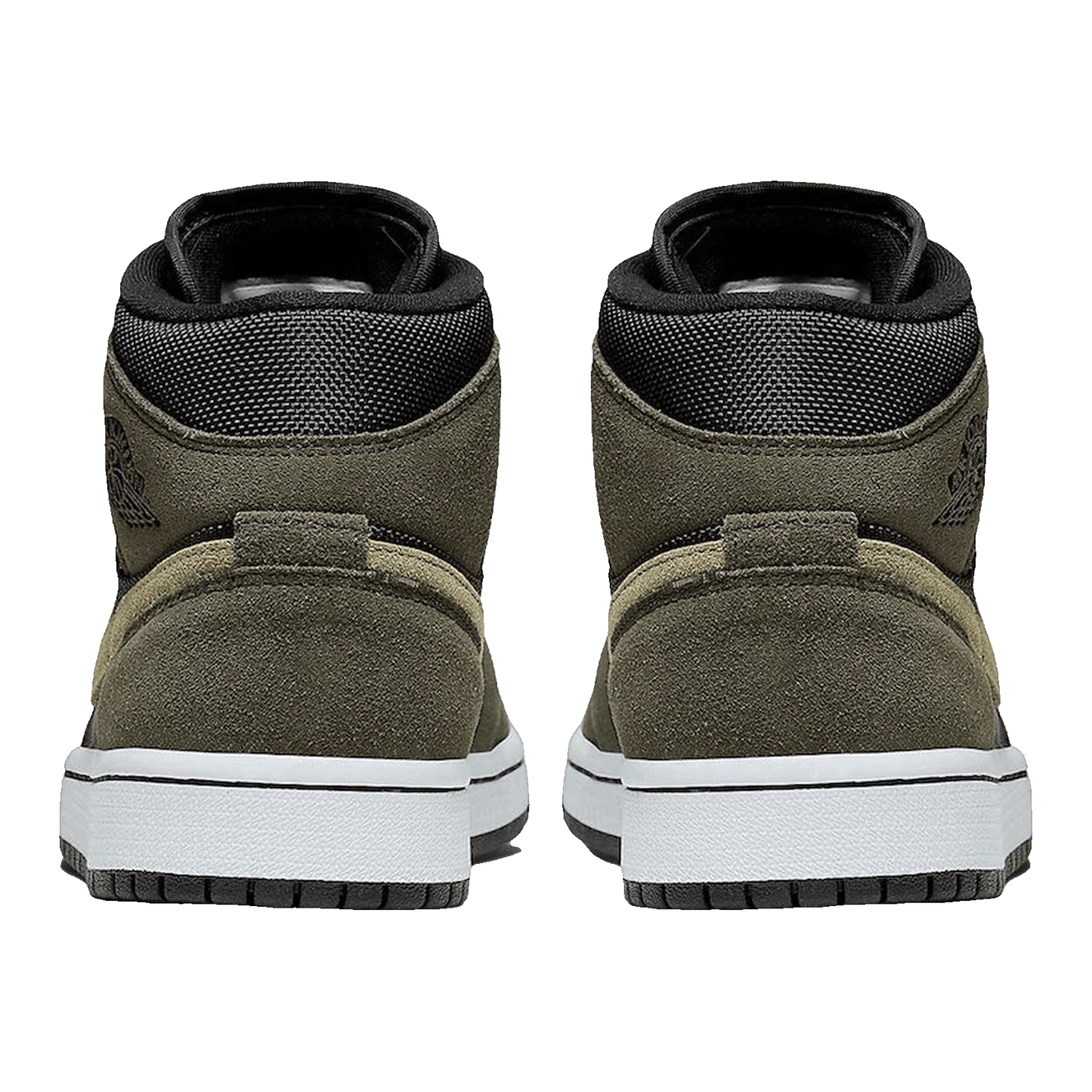Nike Air Jordan 1 Mid Military Olive (W) Back