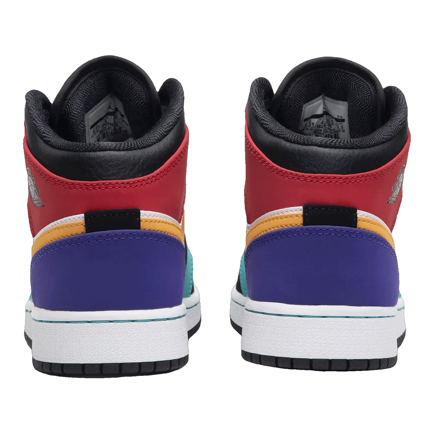 Nike Air Jordan 1 Mid Multi-Color (GS) Back