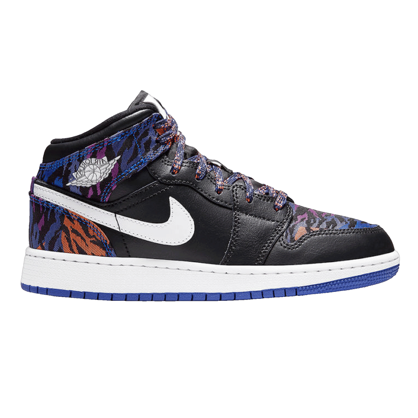 Nike Air Jordan 1 Mid Multi-Color Tiger Stripe (GS)
