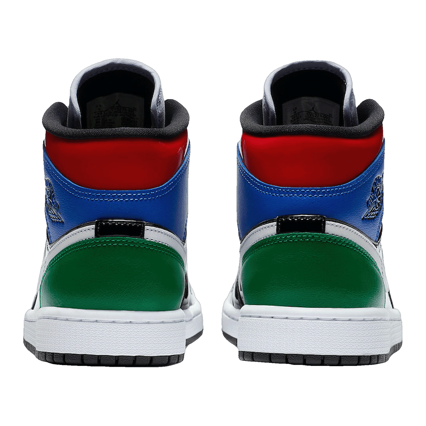 Nike Air Jordan 1 Mid Multi Patent (W) Back