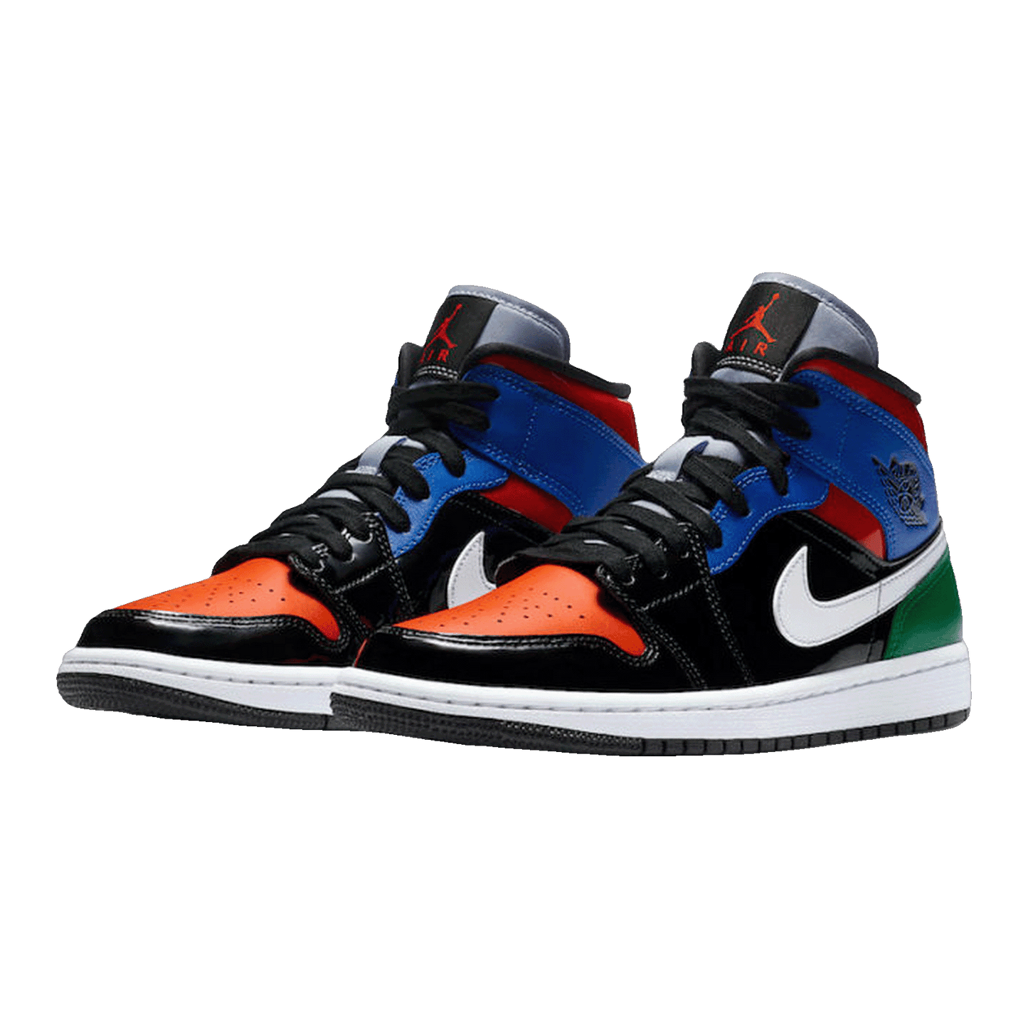 Nike Air Jordan 1 Mid Multi Patent (W) Side