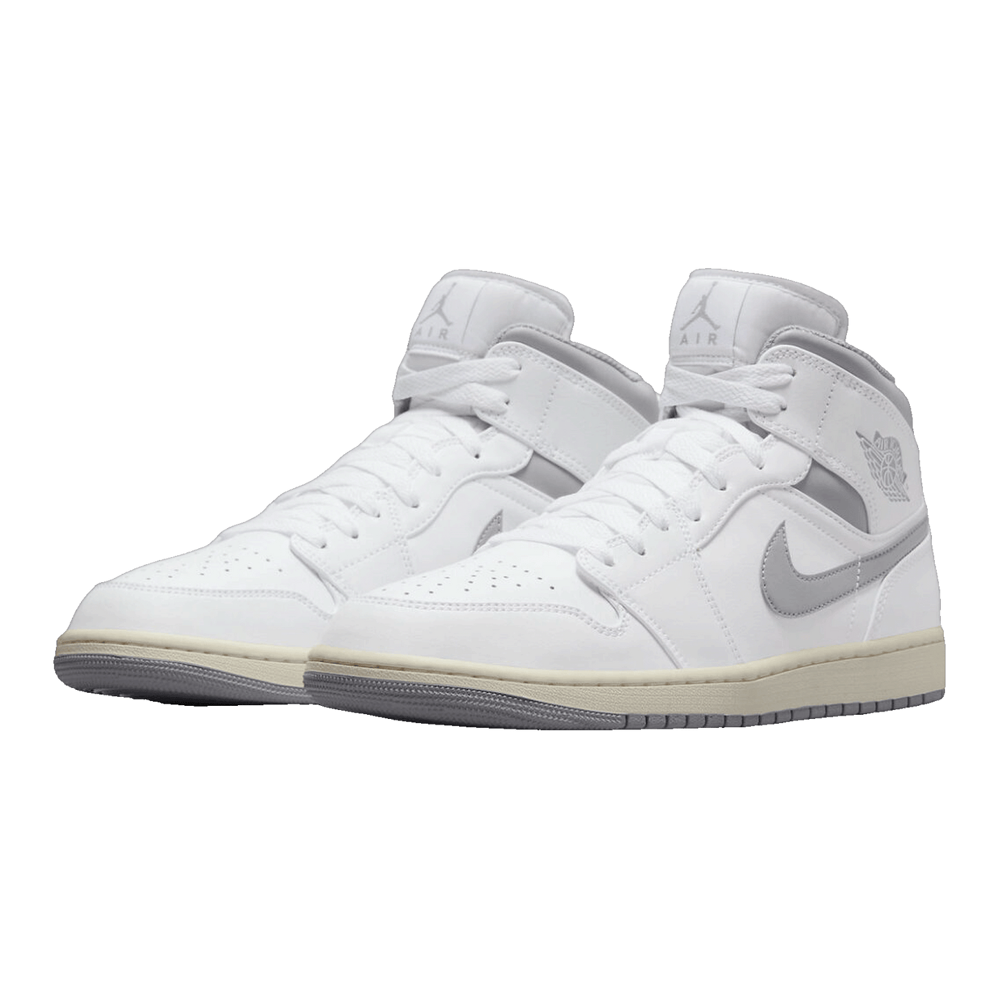 Nike Air Jordan 1 Mid Neutral Grey (GS) Side