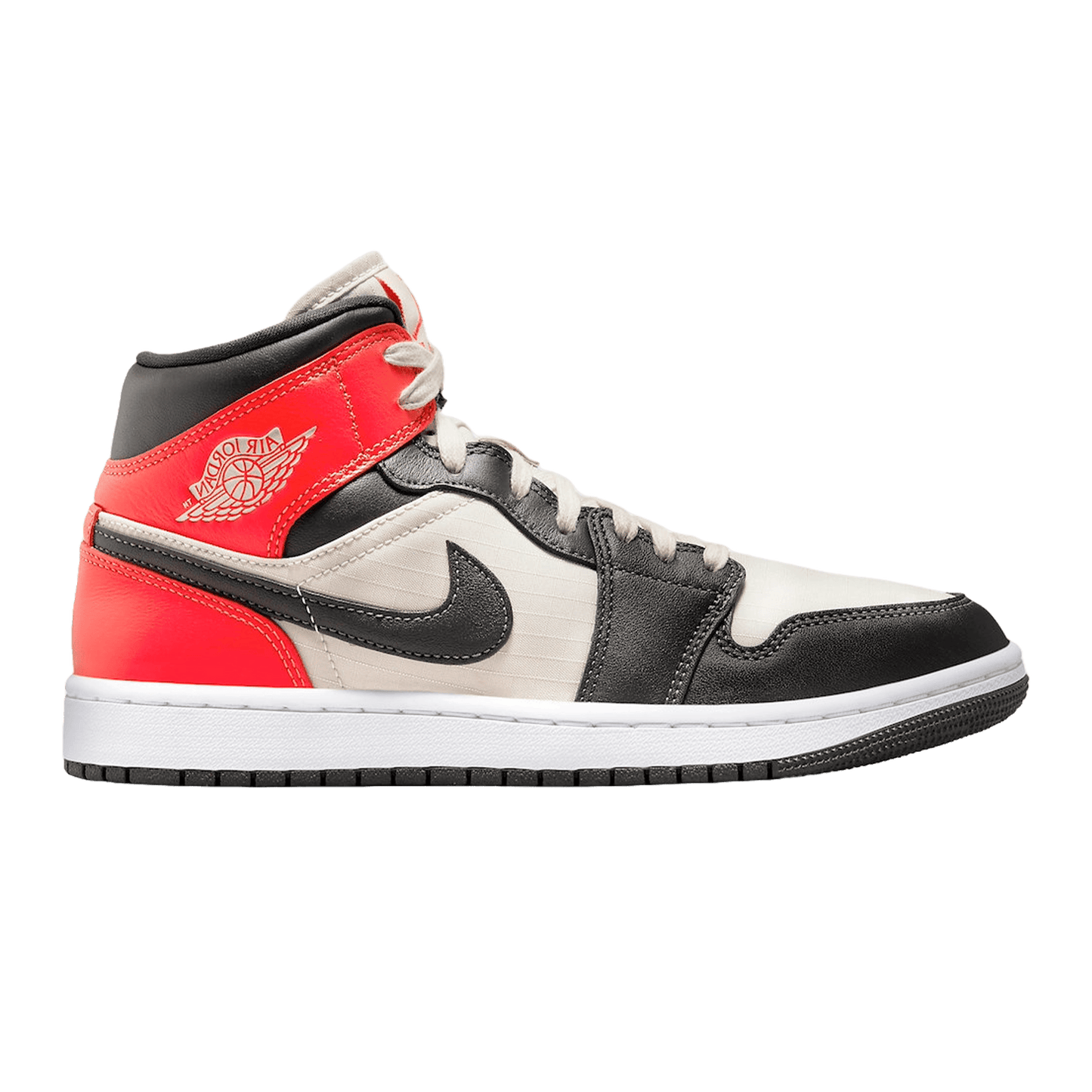 Nike Air Jordan 1 Mid Newsprint Light Orewood Brown (W)
