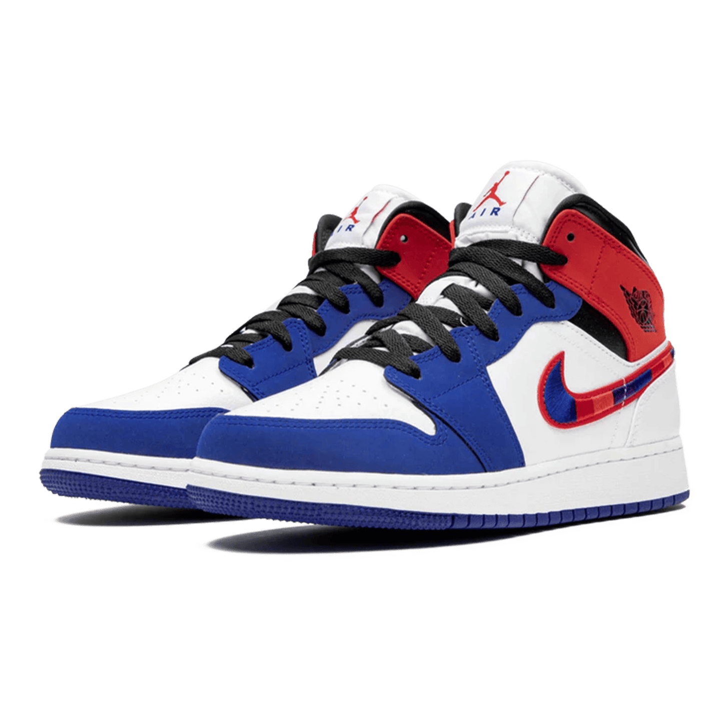 Nike Air Jordan 1 Mid Rush Blue University Red (GS) Side
