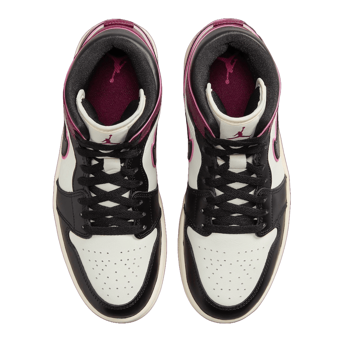 Nike Air Jordan 1 Mid SE Bordeaux (W) Oben