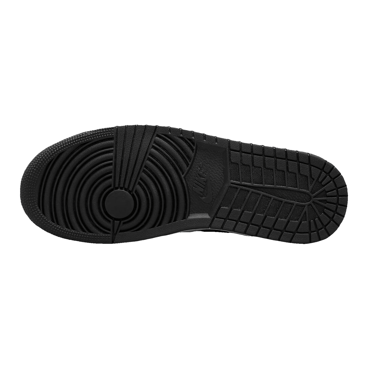 Nike Air Jordan 1 Mid SE Craft White Cement Grey Black (GS) Sohle