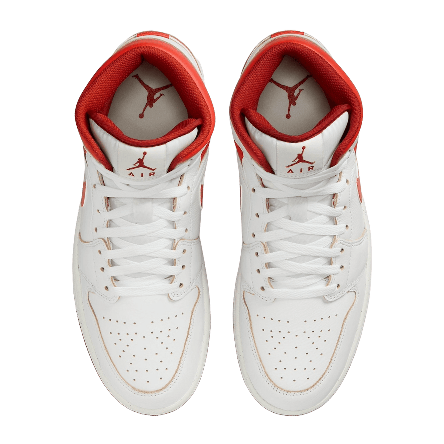Nike Air Jordan 1 Mid SE Dune Red Oben