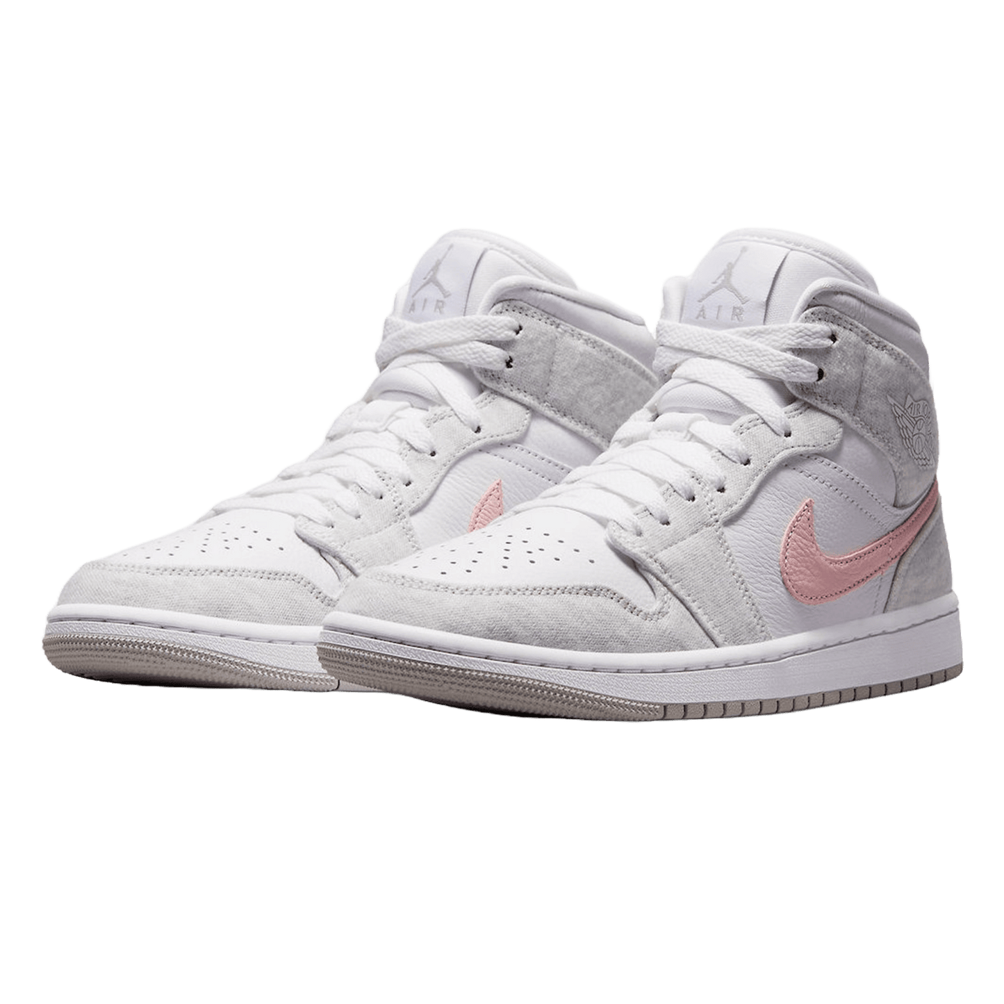 Nike Air Jordan 1 Mid SE Light Iron Ore (W) Side