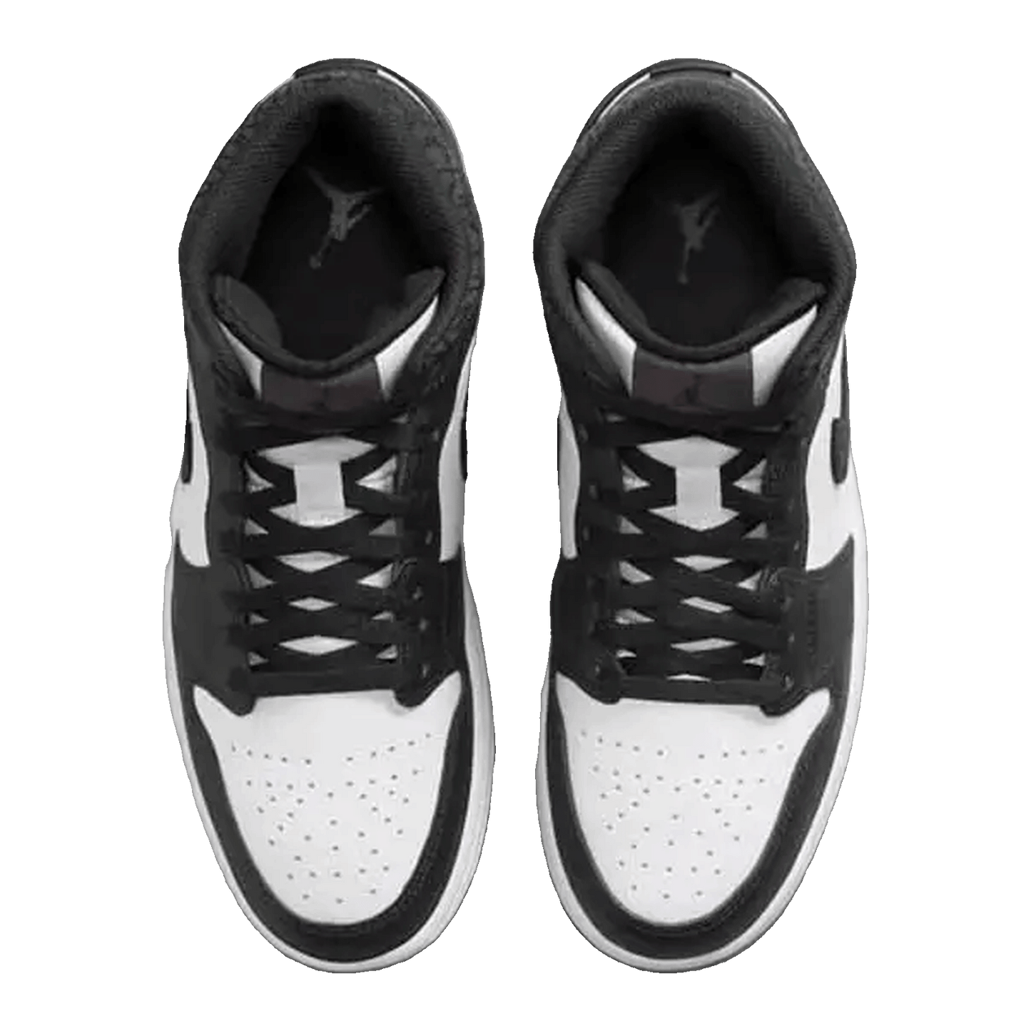 Nike Air Jordan 1 Mid SE Panda Elephant (GS) Oben